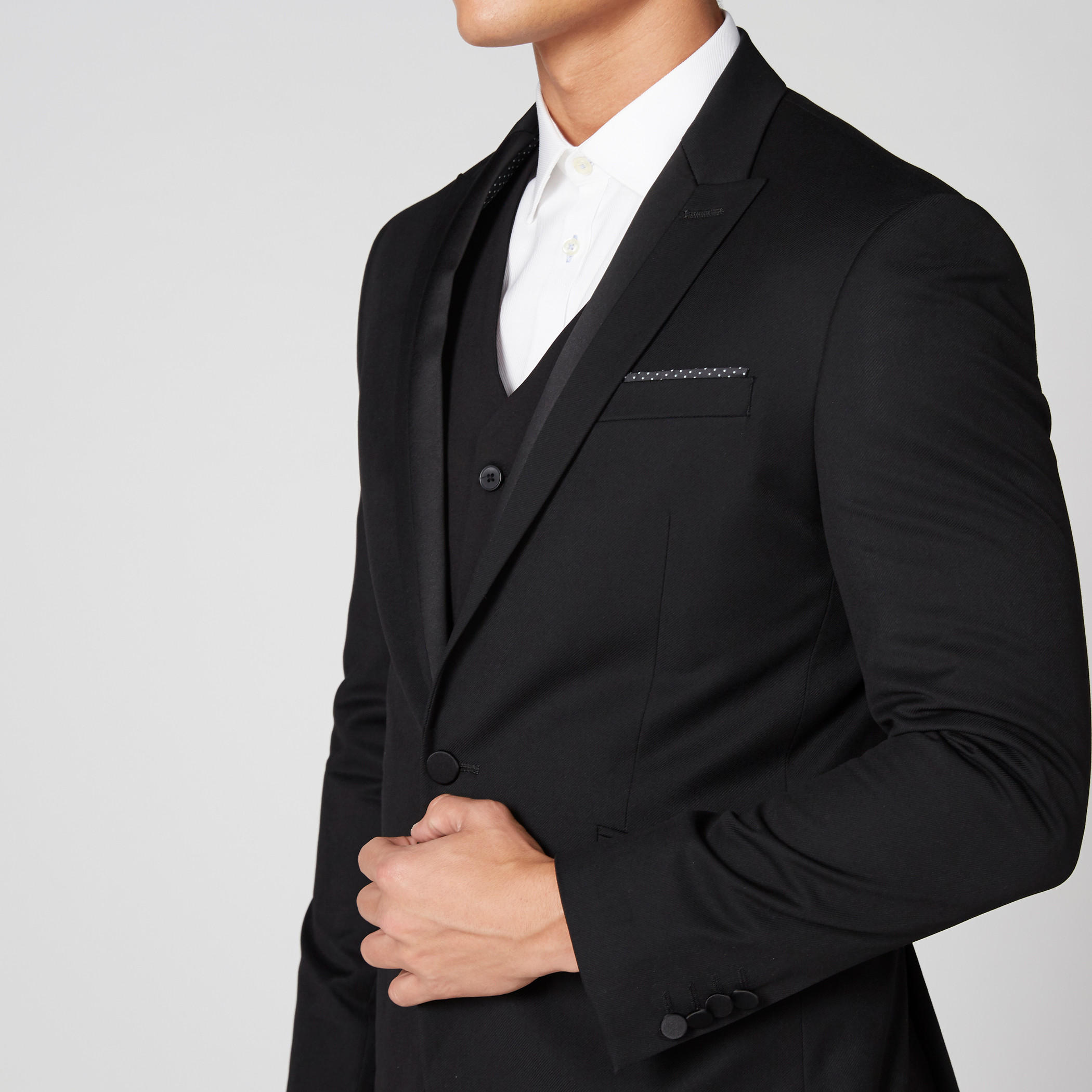 جاكيت بليزر بأكمام طويلة وزر إغلاق-men-winterwear-jacketsandblazers-image-4
