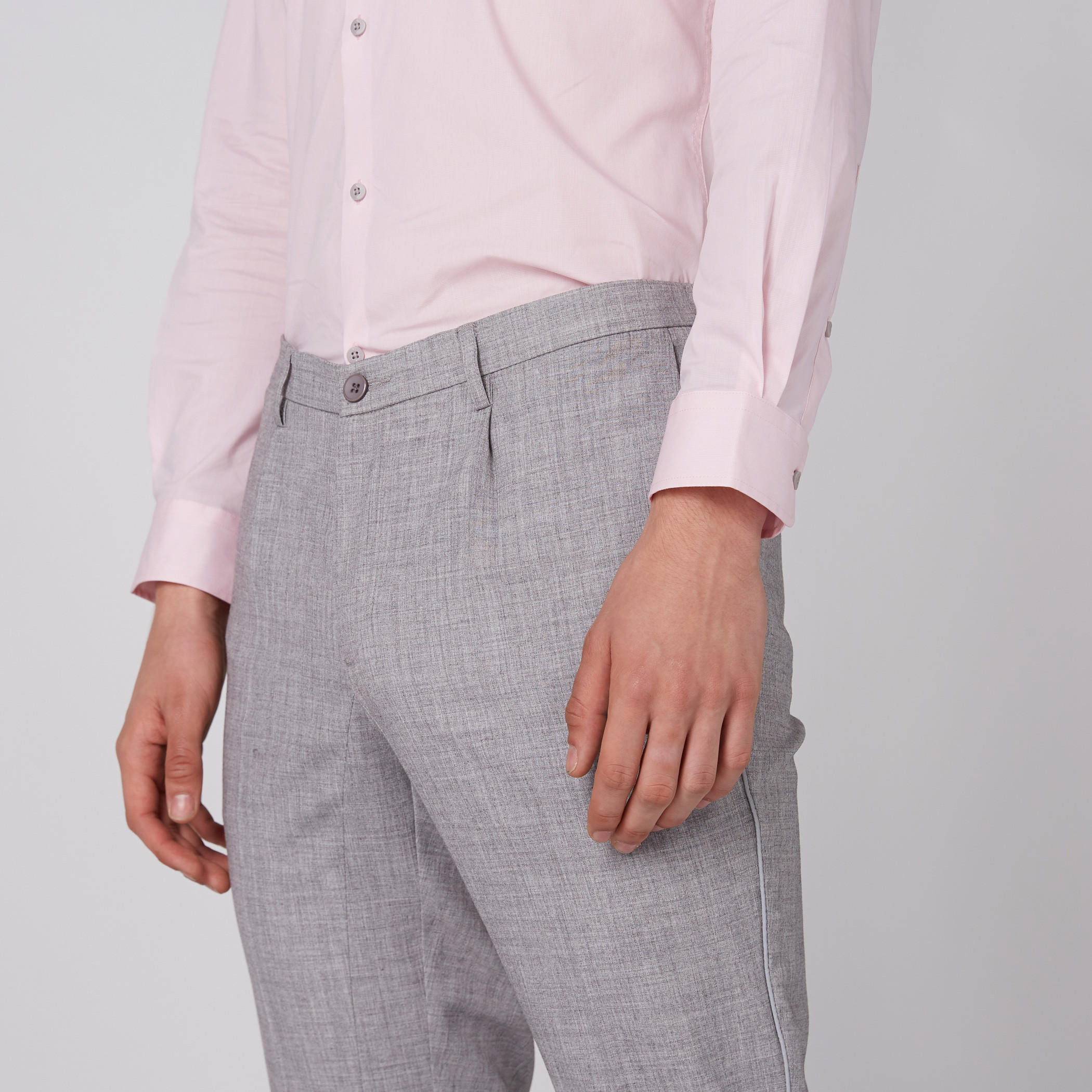 بنطال عالي الخصر بزر إغلاق وجيوب-men-clothing-bottoms-trousersandchinos-trousers-image-4