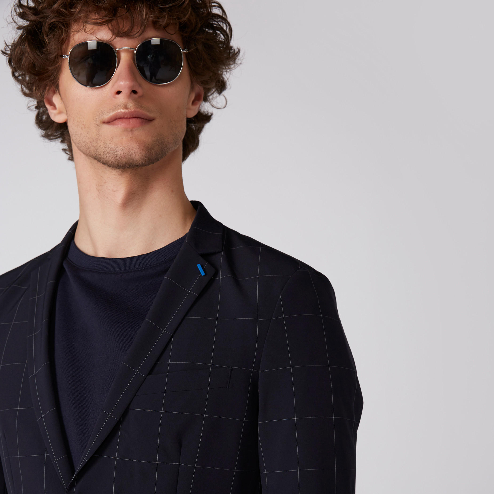 جاكيت بليزر كاروهات بياقة طويلة وأكمام-men-winterwear-jacketsandblazers-image-5