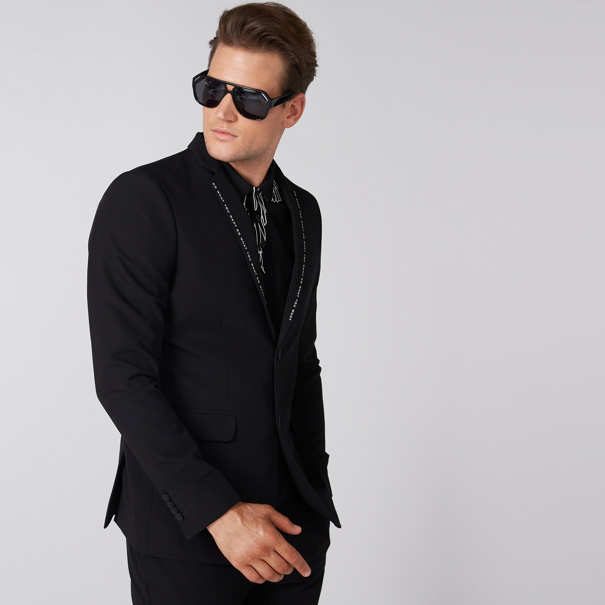 جاكيت رسمي بأكمام طويلة وزر إغلاق-men-winterwear-jacketsandblazers-image-5