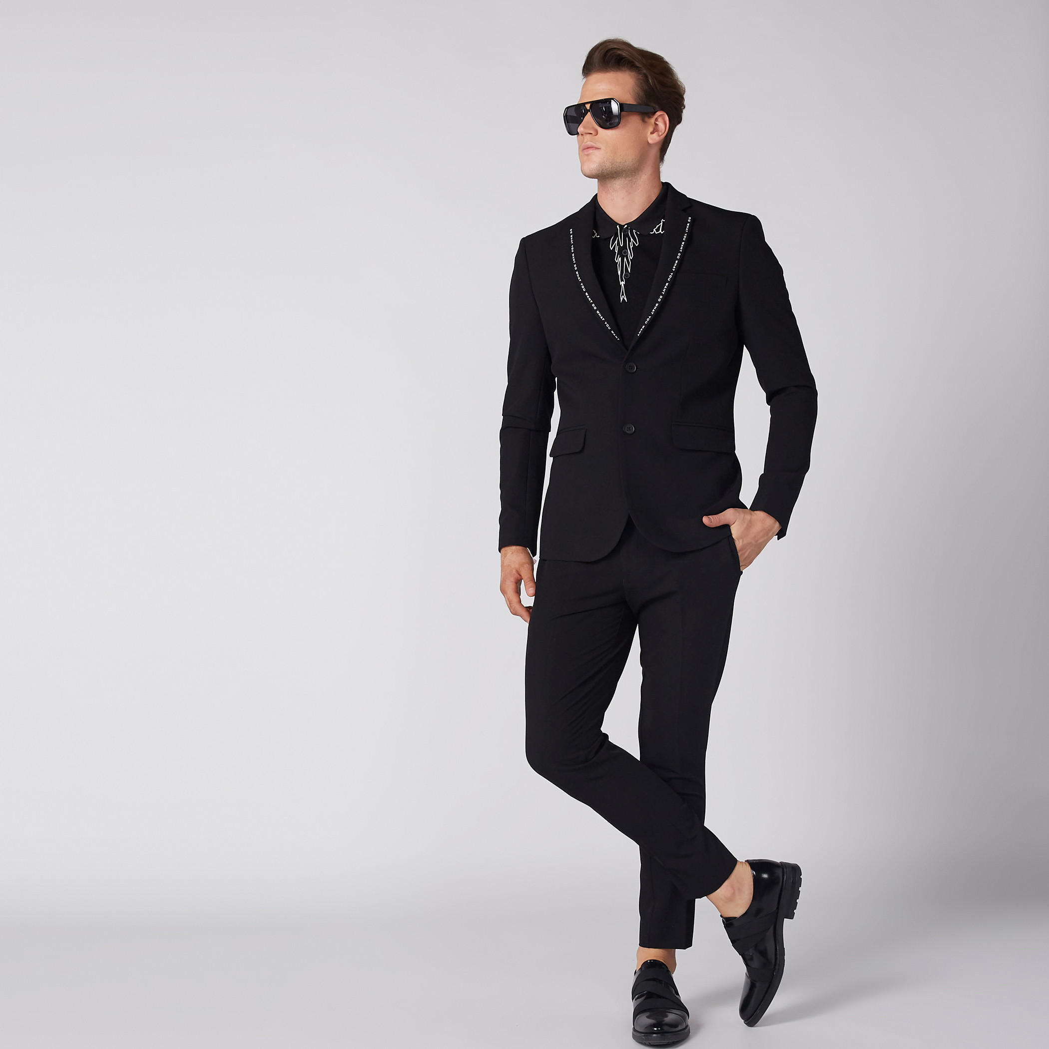 جاكيت رسمي بأكمام طويلة وزر إغلاق-men-winterwear-jacketsandblazers-image-3