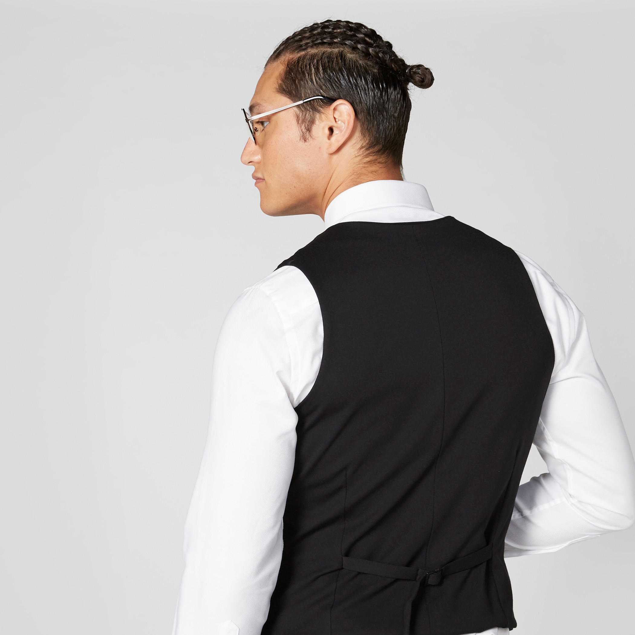 Sleeveless Waistcoat with Complete Placket and Pocket Detail-men-clothing-jacketsandblazers-coats-image-2