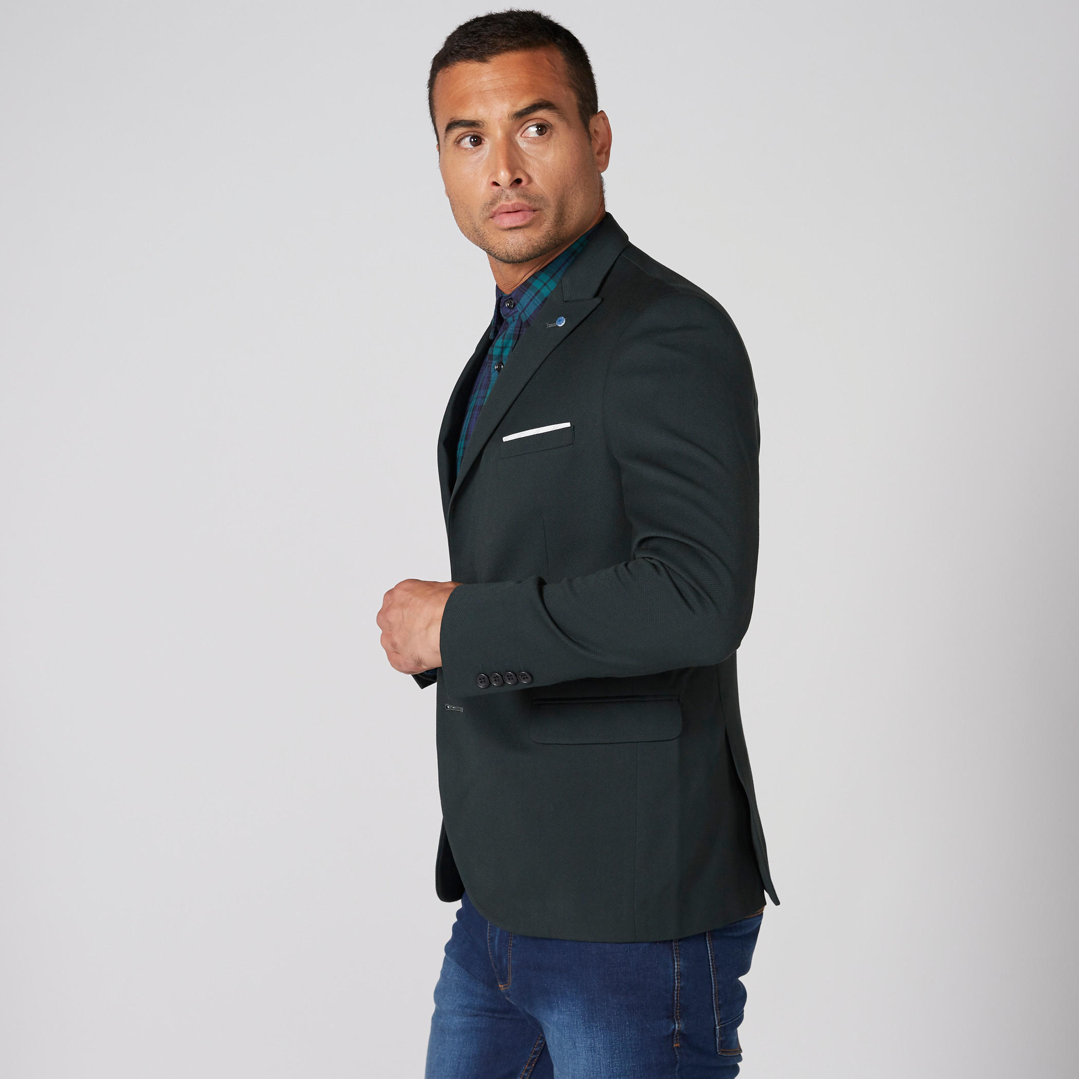 Notched Lapel Blazer with Button Closure and Pocket Detail-men-winterwear-jacketsandblazers-image-8