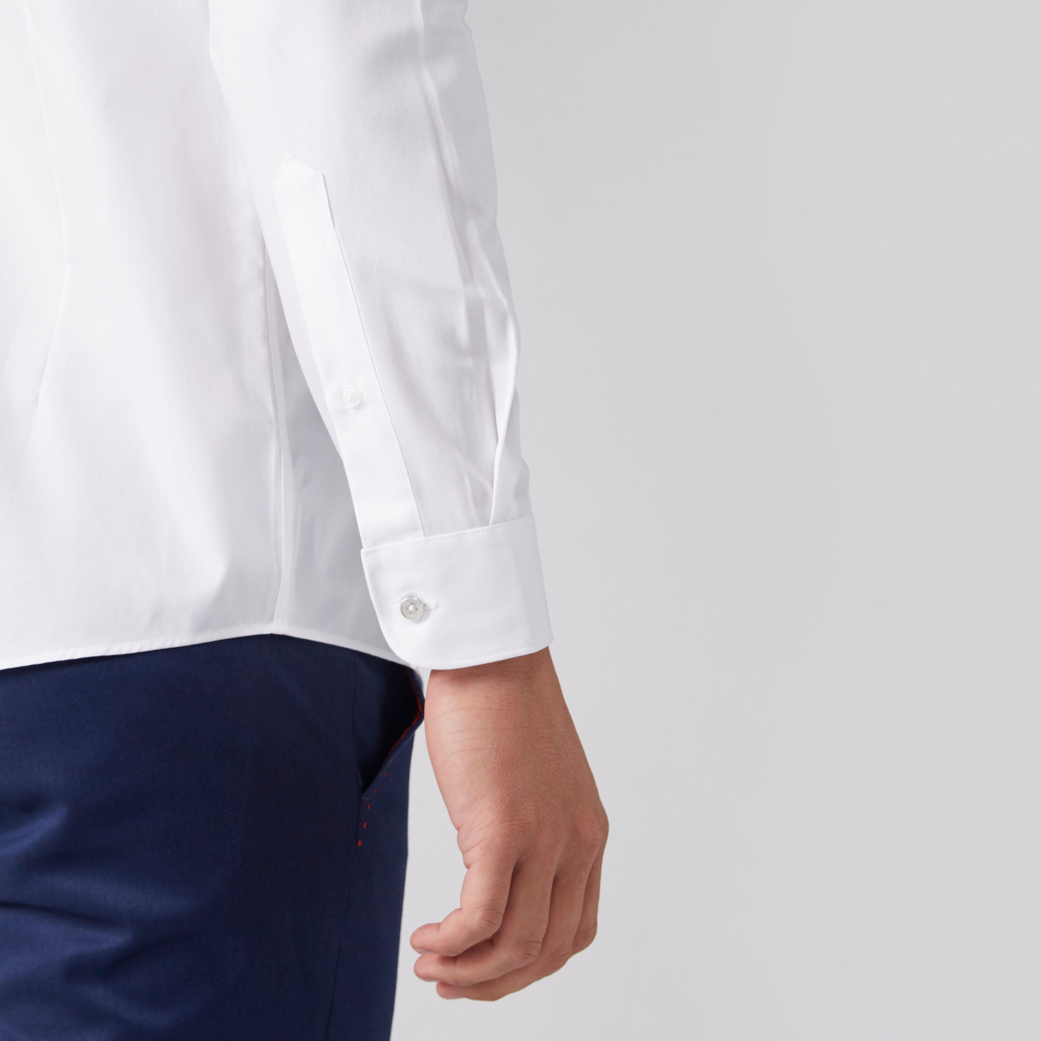 قميص بياقة واسعة وأكمام طويلة وتفاصيل كشكش-men-clothing-shirts-image-4