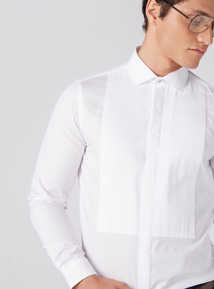 قميص بياقة واسعة وأكمام طويلة وتفاصيل كشكش-men-clothing-shirts-image-5