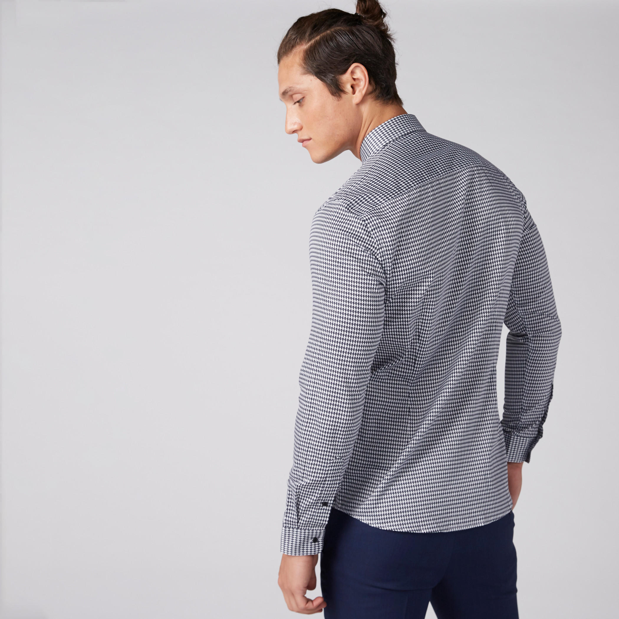 Printed Shirt with Long Sleeves and Complete Placket-men-clothing-shirts-image-2