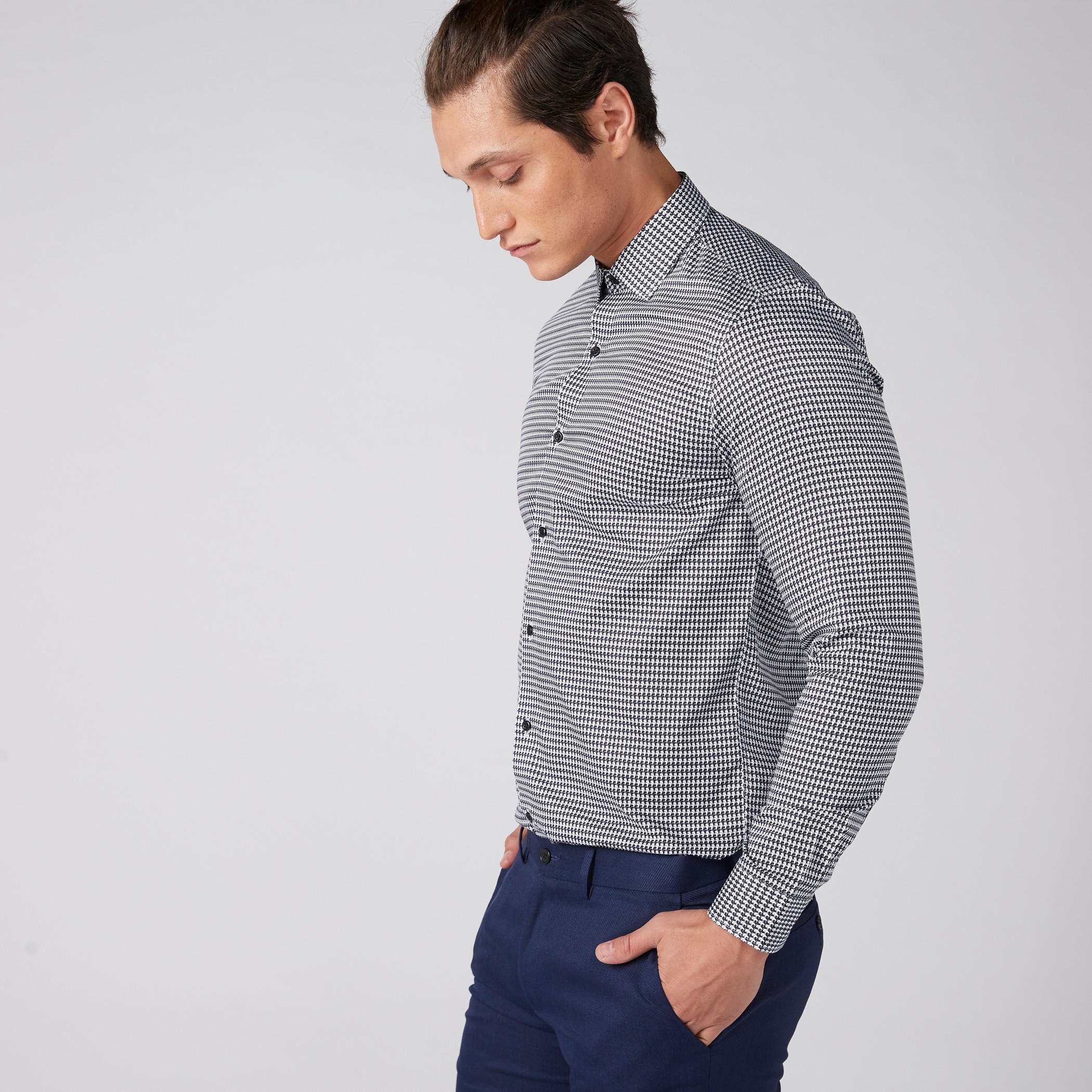 Printed Shirt with Long Sleeves and Complete Placket-men-clothing-shirts-image-3
