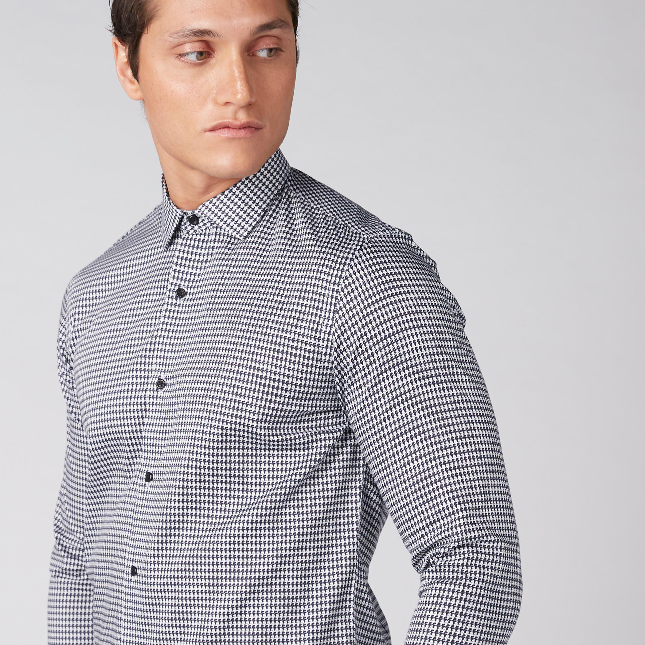 Printed Shirt with Long Sleeves and Complete Placket-men-clothing-shirts-image-4