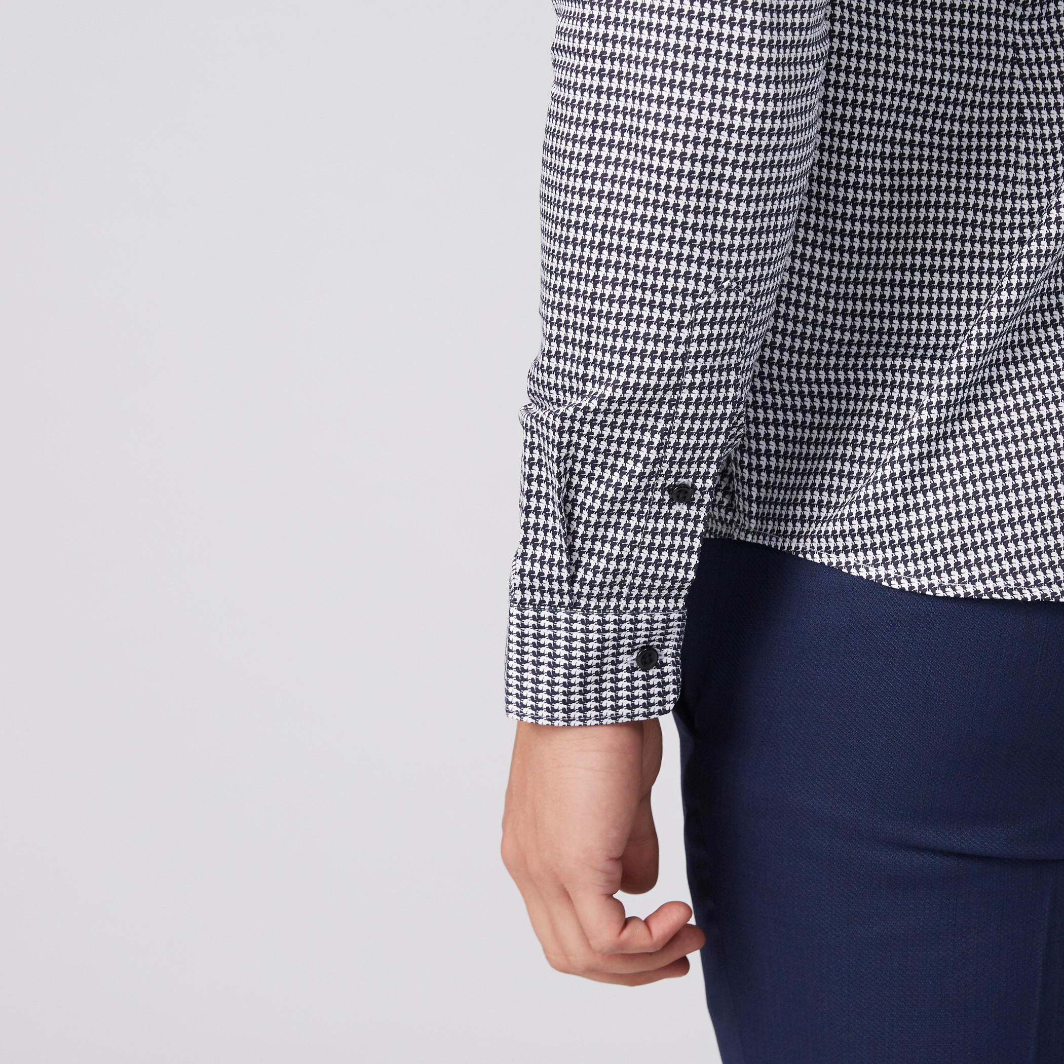 Printed Shirt with Long Sleeves and Complete Placket-men-clothing-shirts-image-5