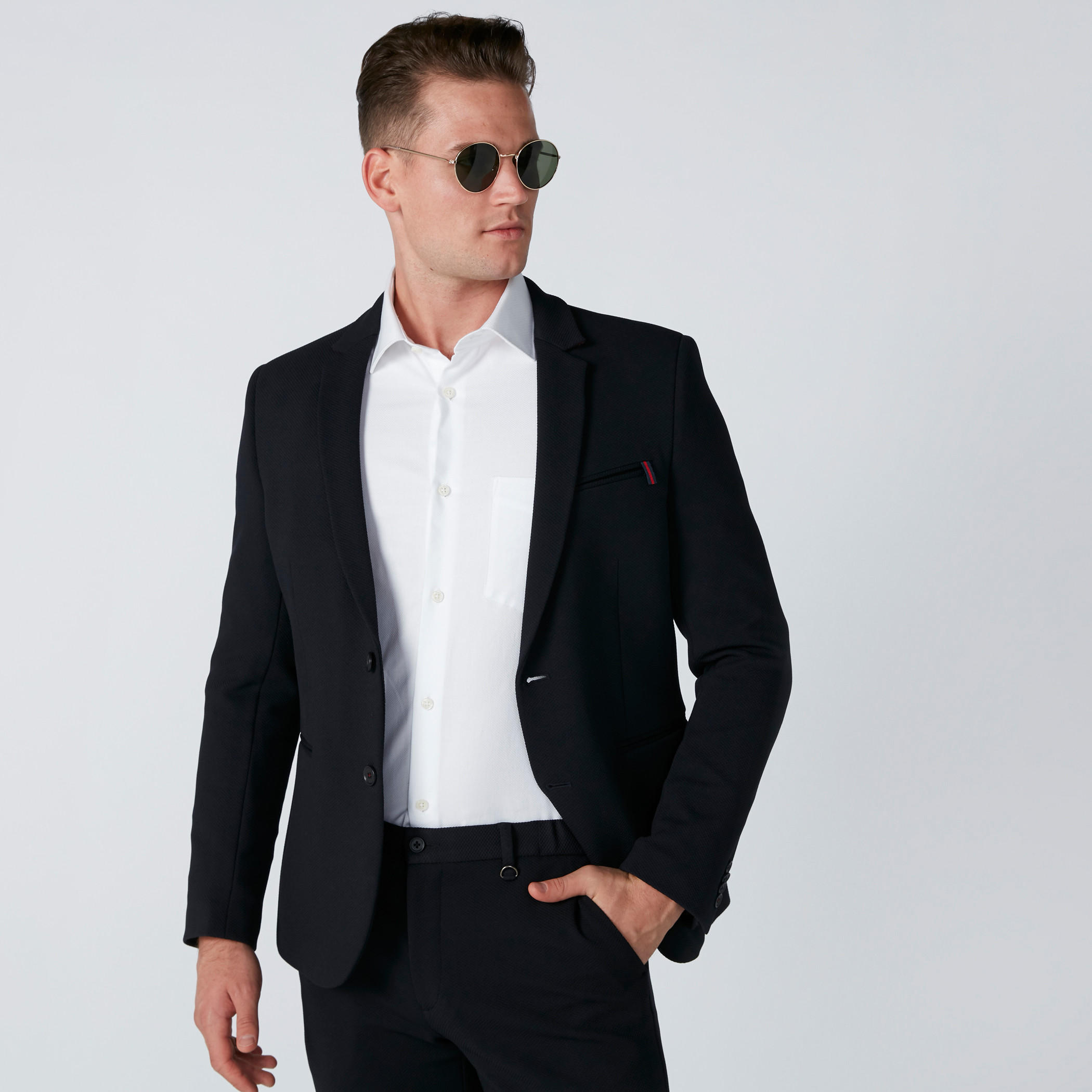 بليزر سكيني فيت بياقة طويلة-men-winterwear-jacketsandblazers-image-1