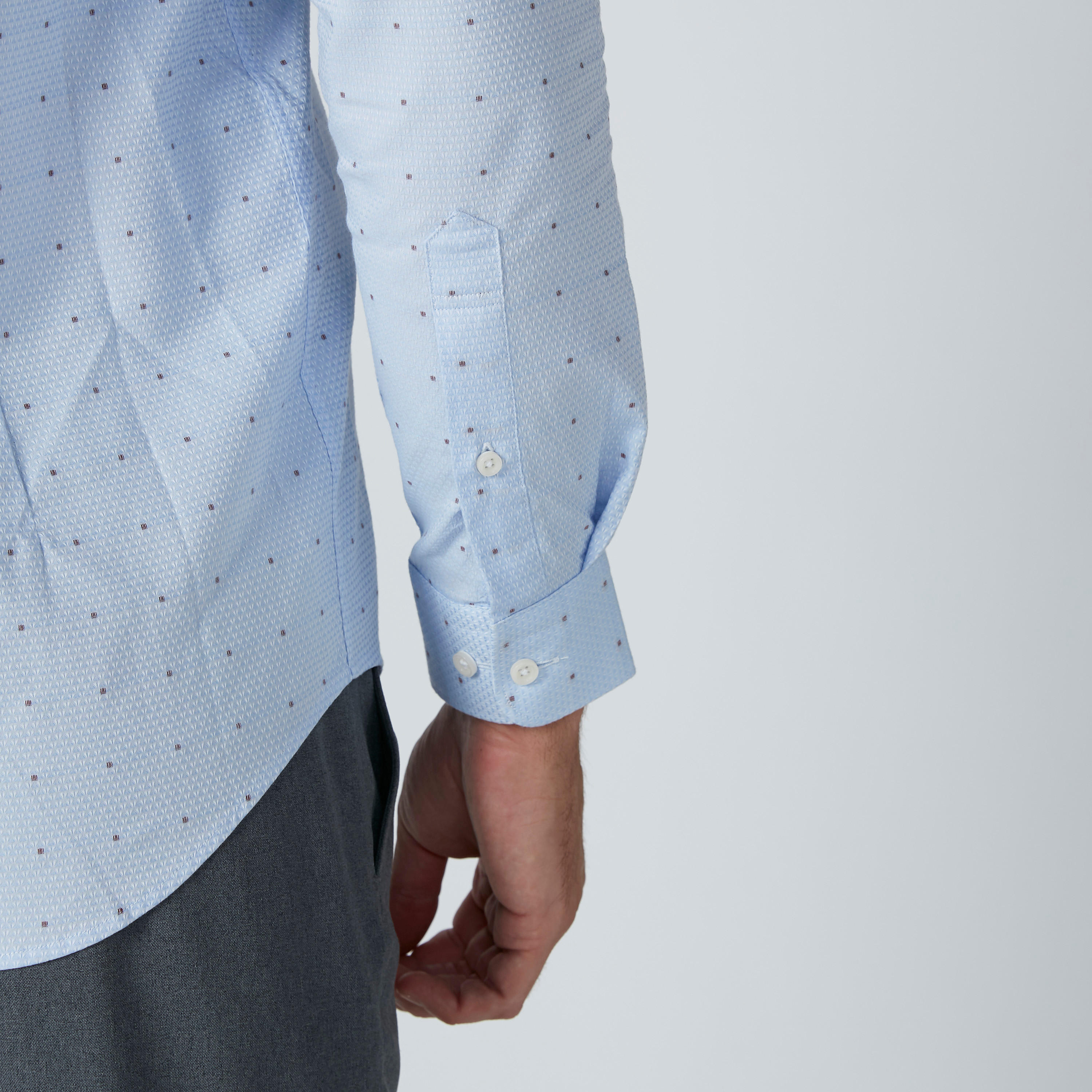 Printed Shirt with Long Sleeves and Complete Placket-men-clothing-shirts-image-4