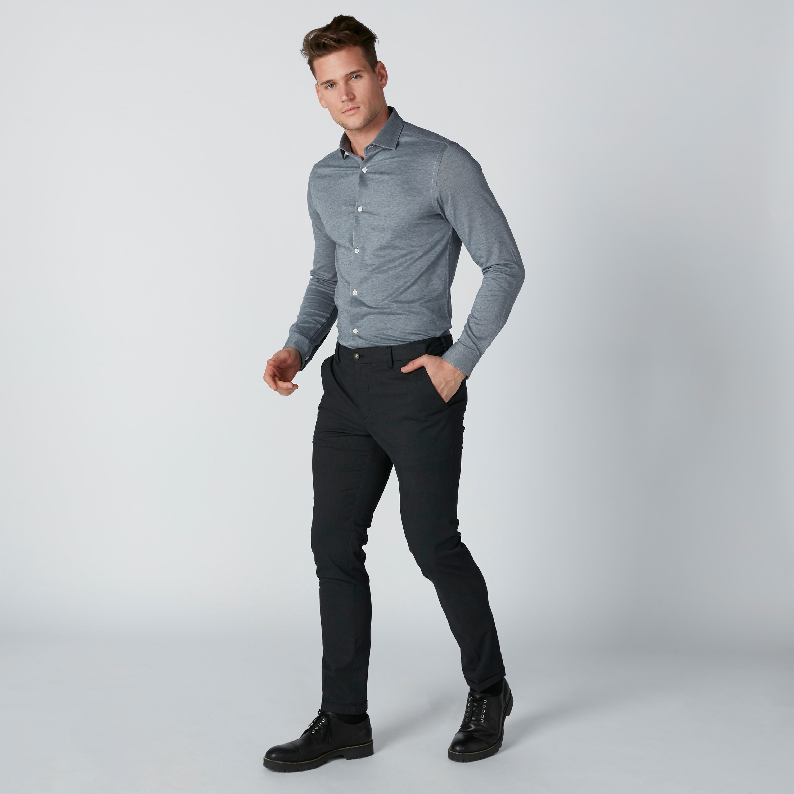 Long Sleeves Shirt with Complete Placket-men-clothing-shirts-image-1