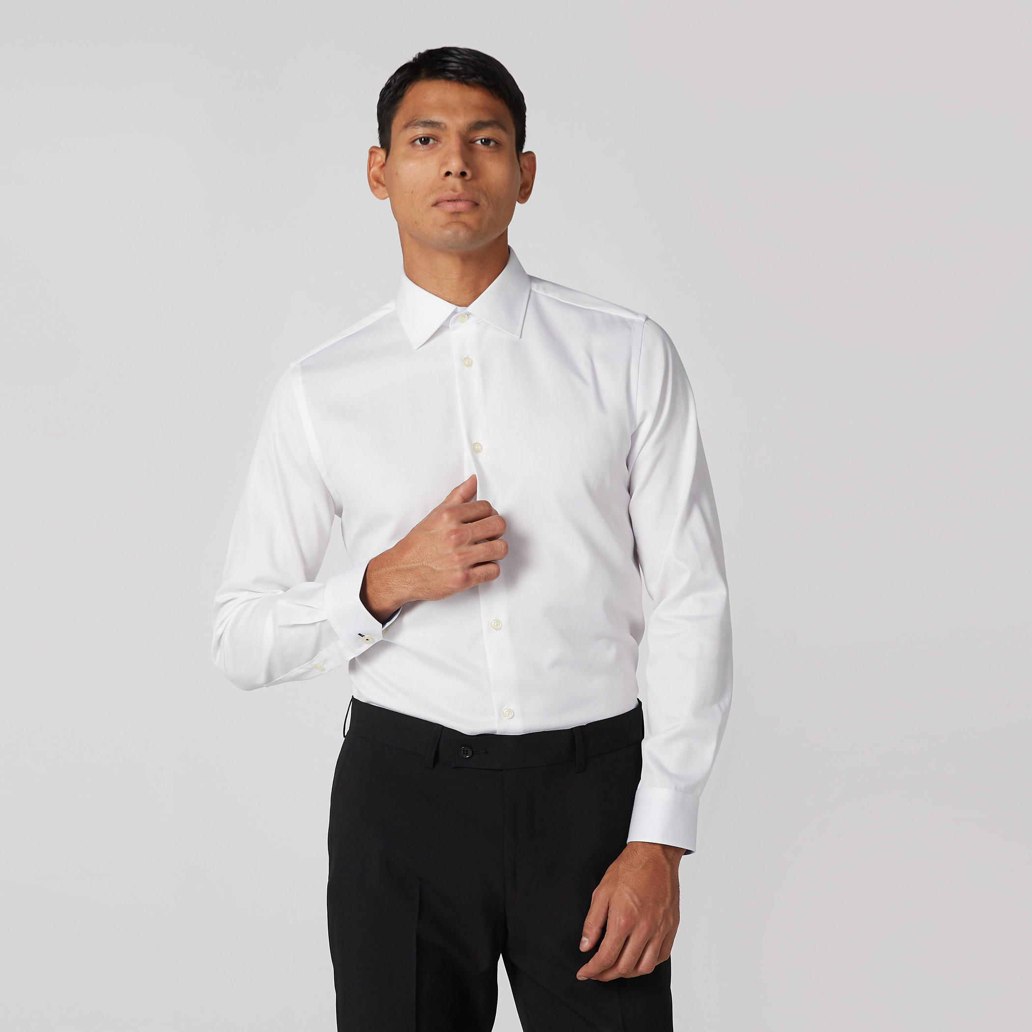 Long Sleeves Shirt in Regular Fit with Complete Placket-men-clothing-shirts-image-3