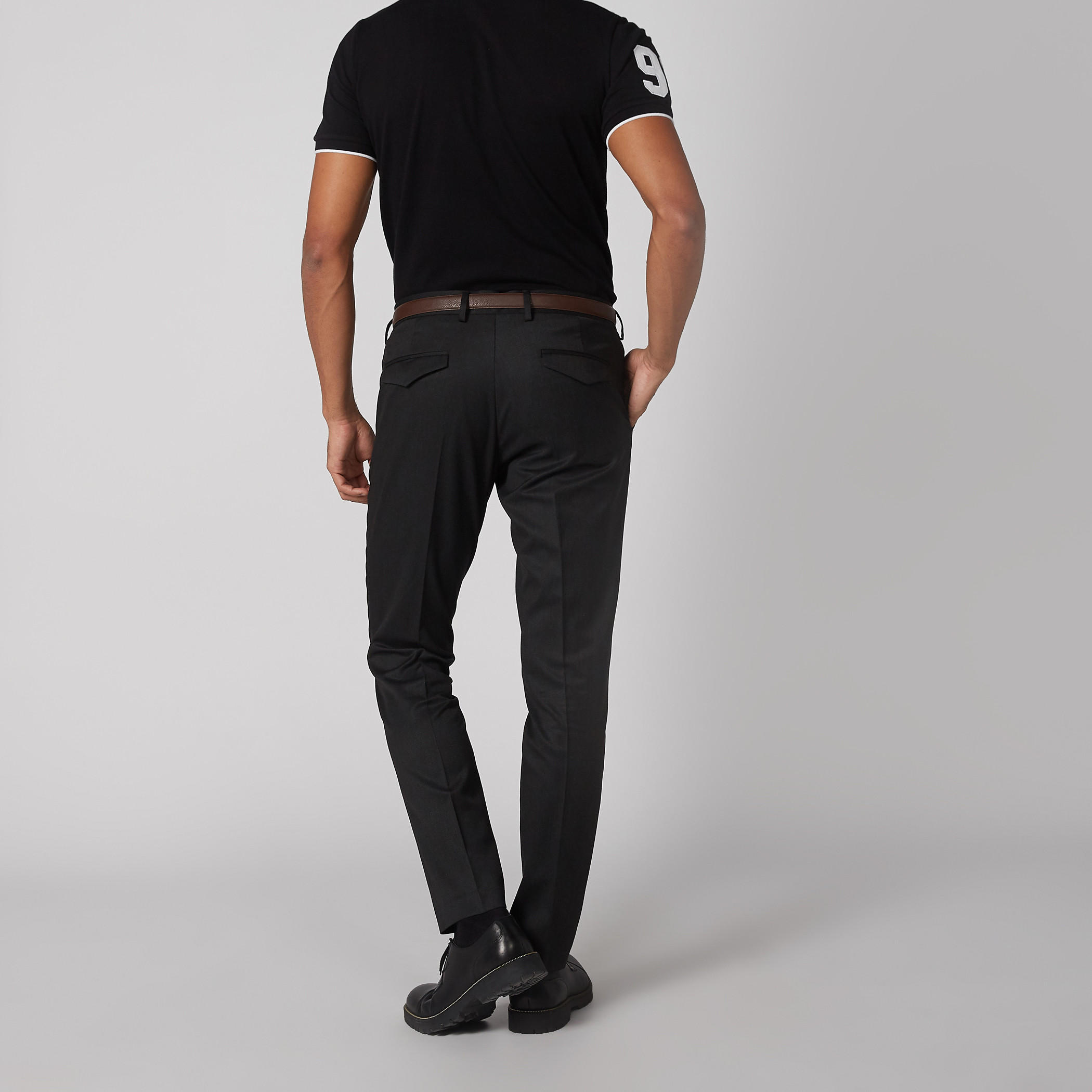 Textured Mid-Rise Trousers with Pocket Detail and Belt Loops-men-clothing-bottoms-trousersandchinos-trousers-image-5