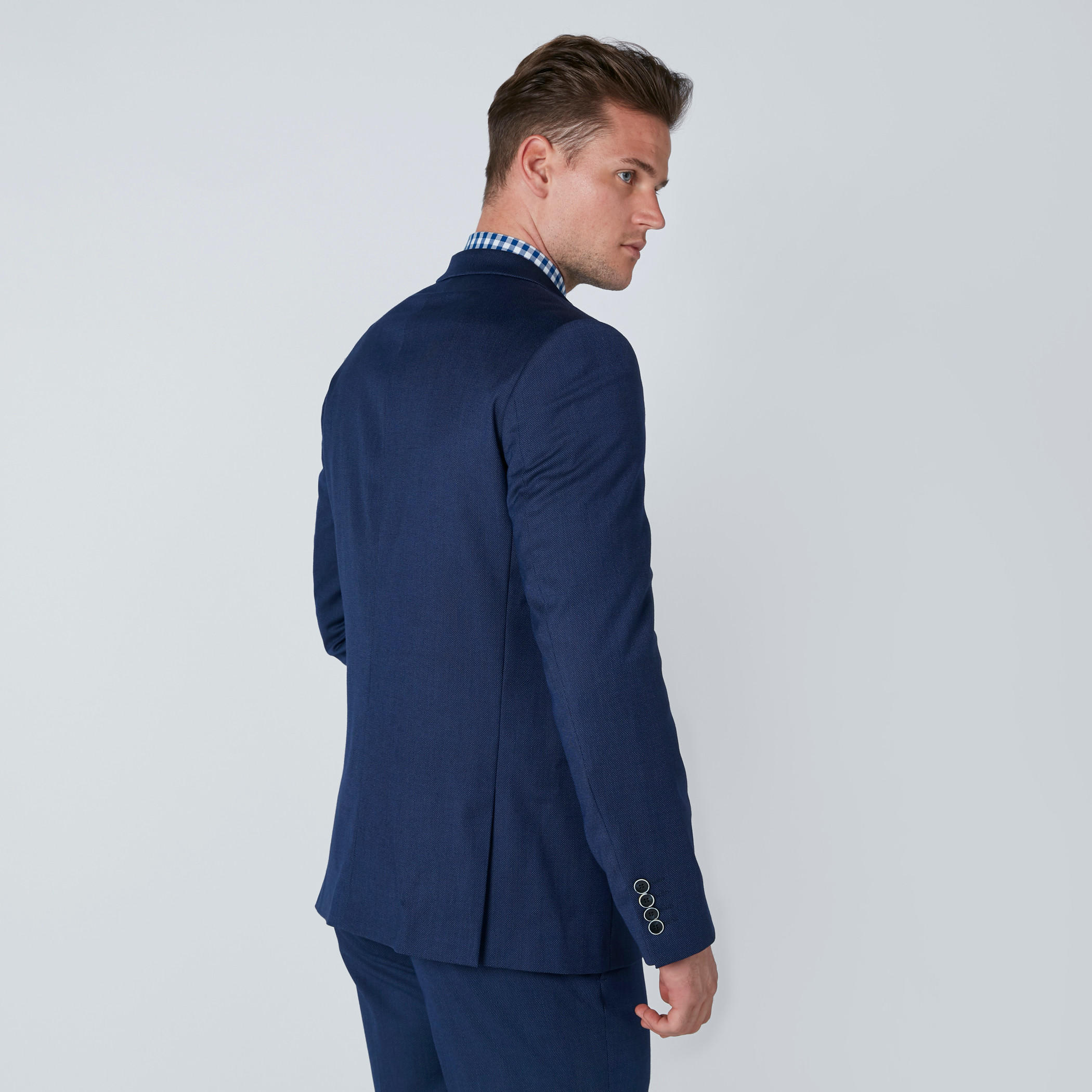 جاكيت بدلة بياقة طويلة وأكمام طويلة وجيوب-men-winterwear-jacketsandblazers-image-2