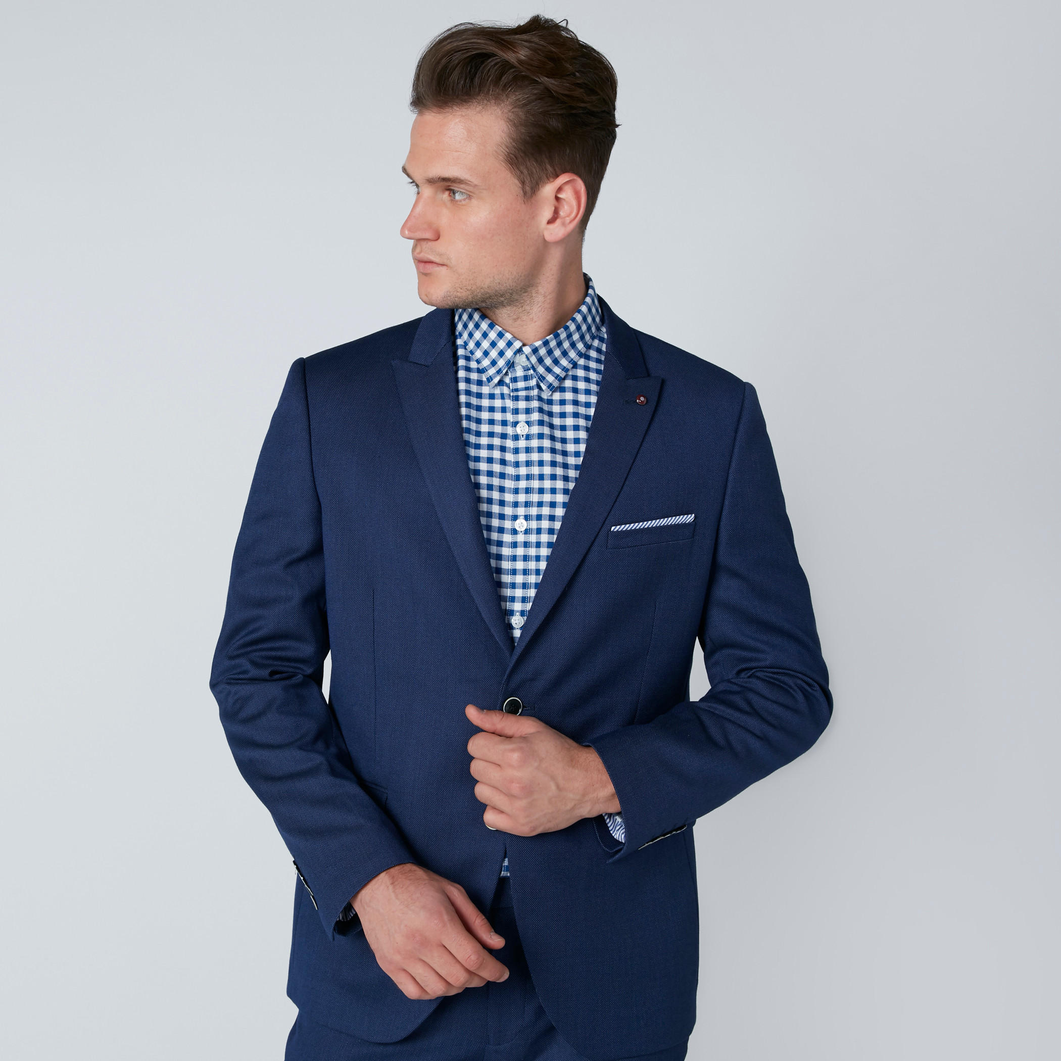 جاكيت بدلة بياقة طويلة وأكمام طويلة وجيوب-men-winterwear-jacketsandblazers-image-5