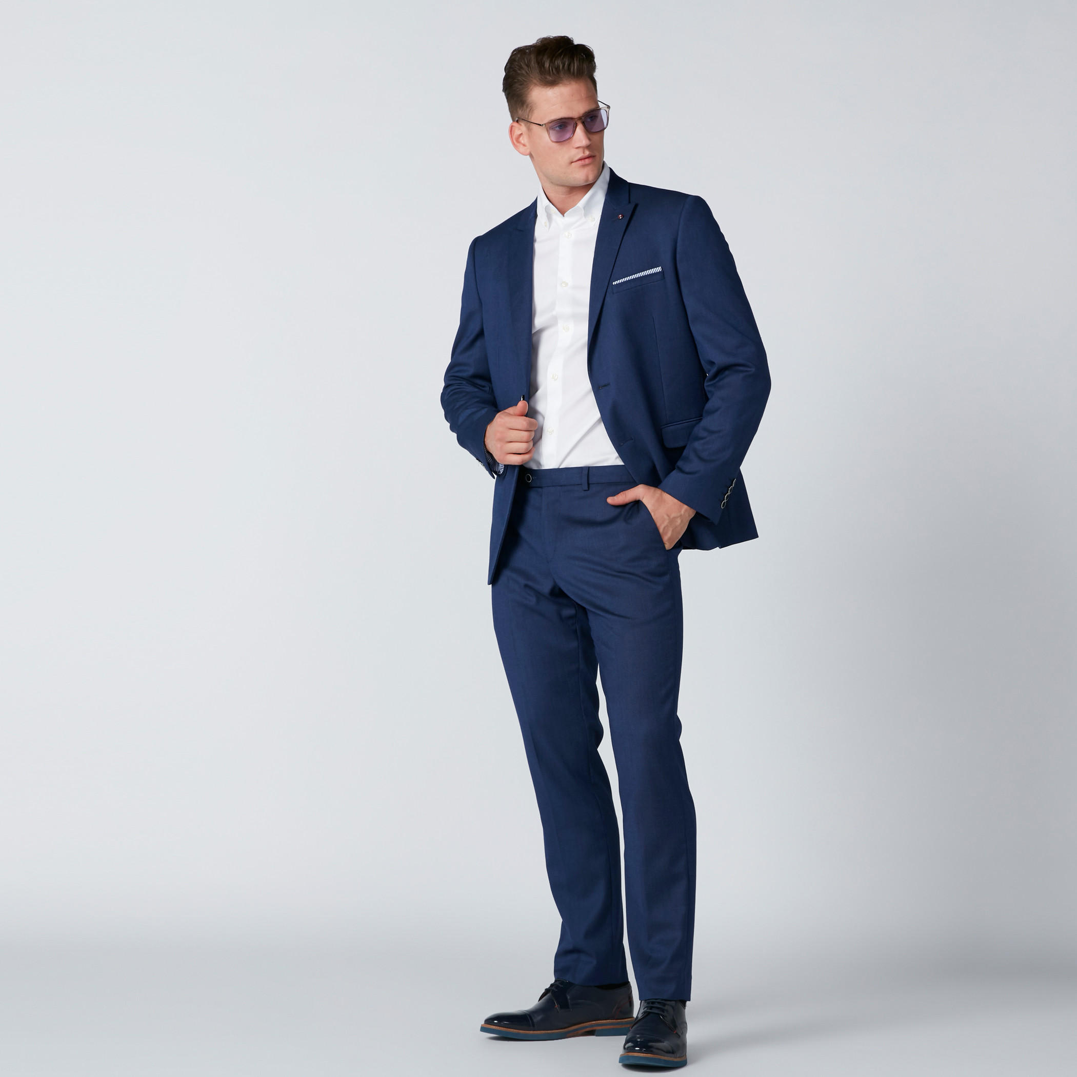 Long Sleeves Shirt in Slim Fit with Complete Placket-men-clothing-shirts-image-3