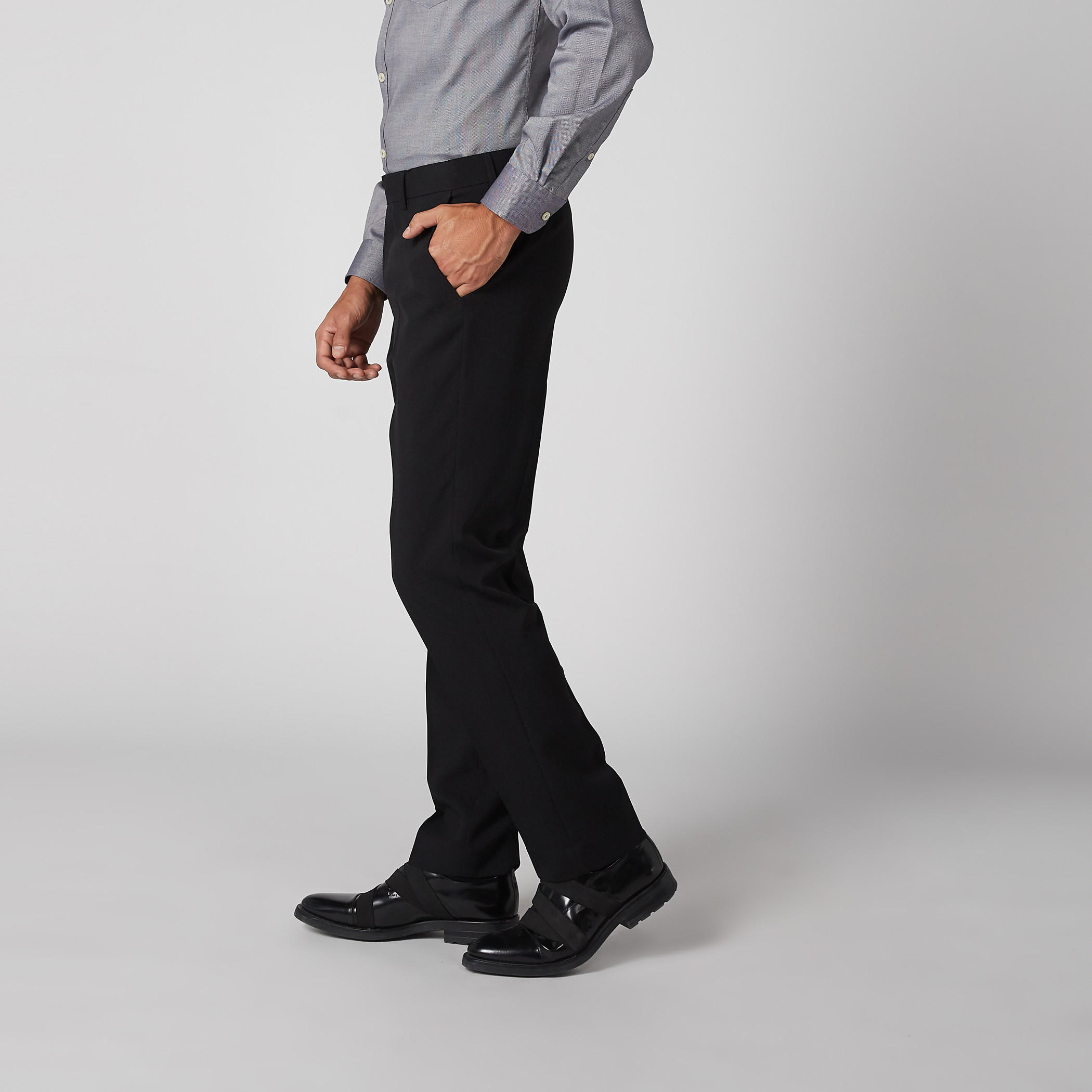بنطال بقصّة عادية وخصر متوسط الارتفاع وجيوب -men-clothing-bottoms-trousersandchinos-trousers-image-5