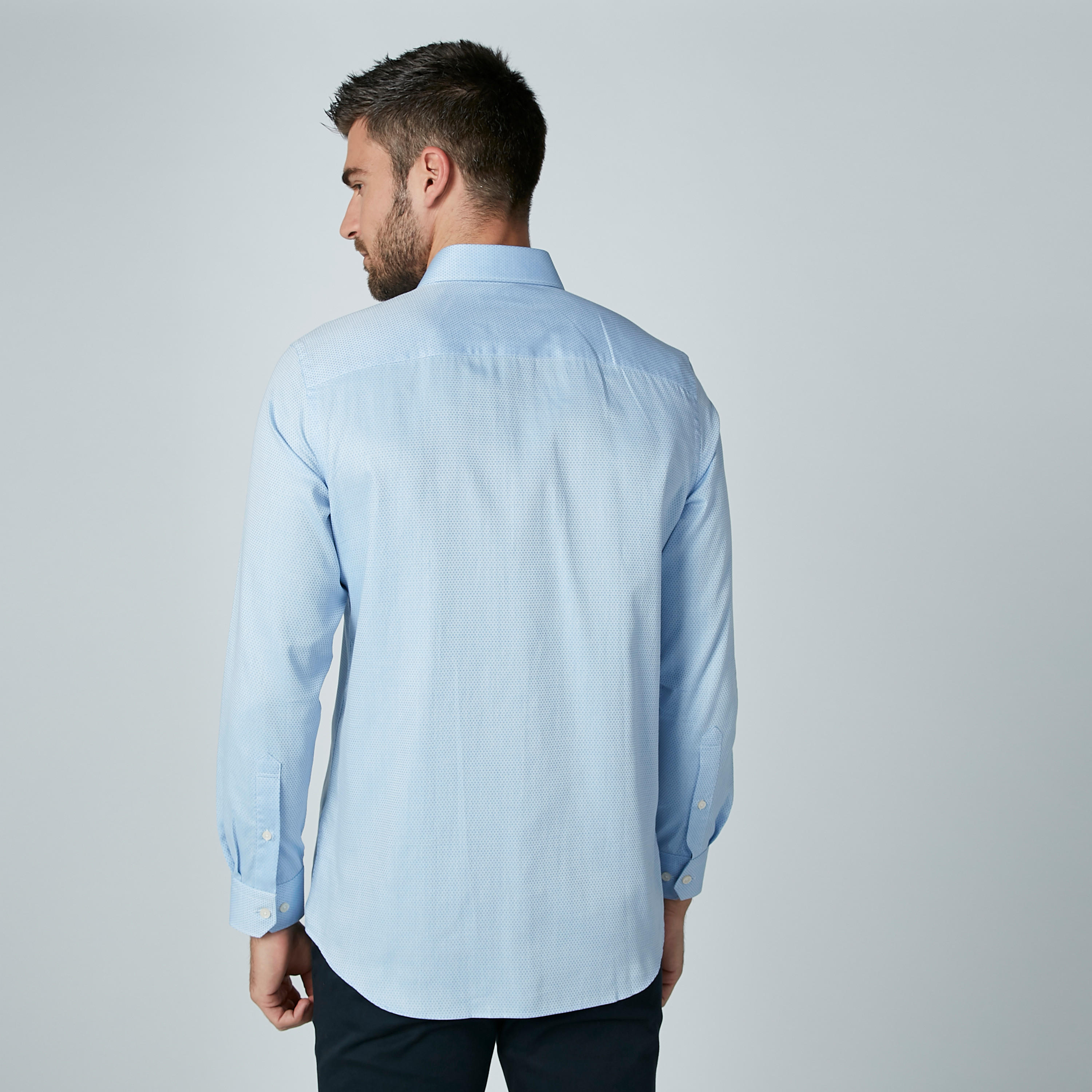 قميص رسمي بأكمام طويلة وجيب على الصدر-men-clothing-shirts-image-3