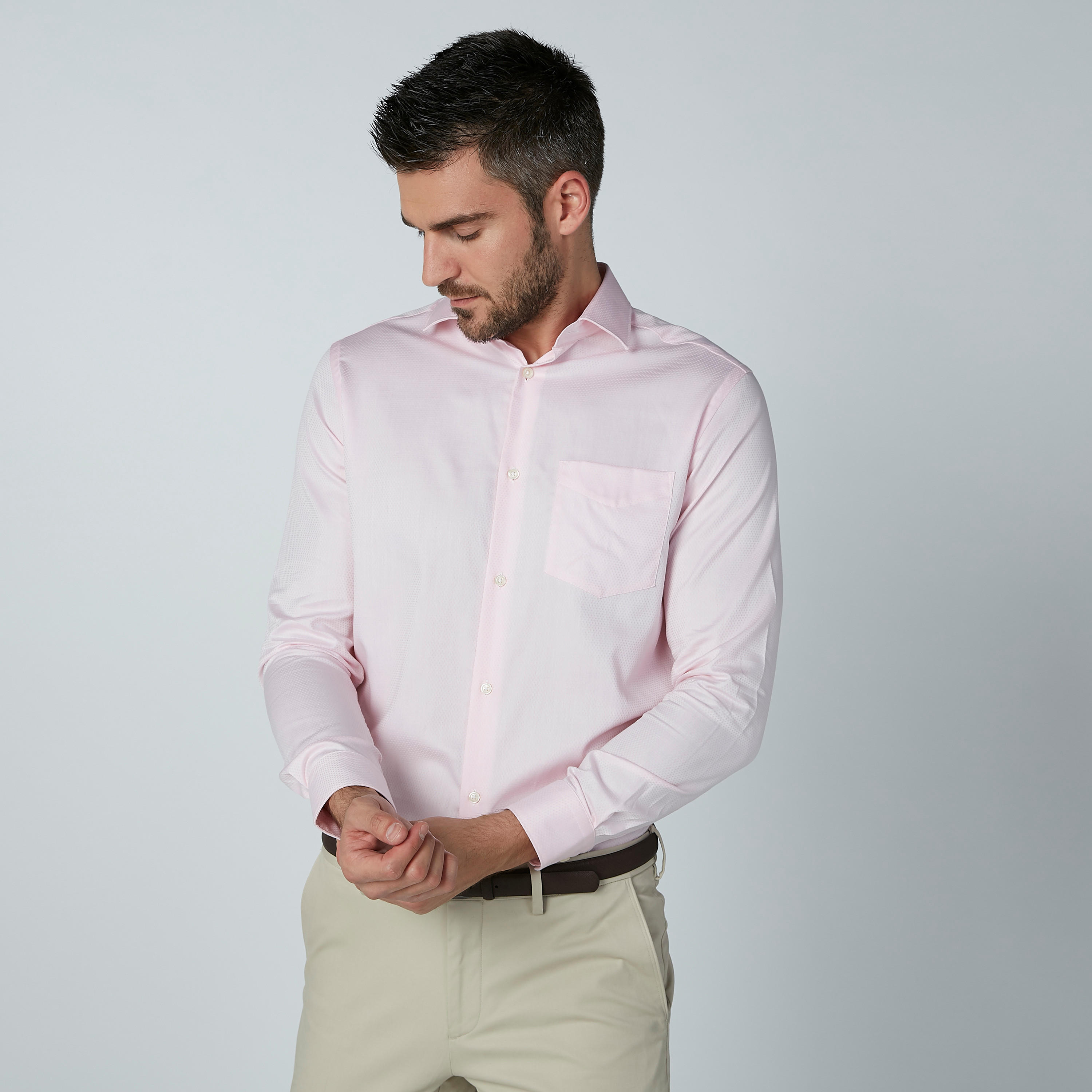 قميص رسمي بأكمام طويلة وجيب على الصدر-men-clothing-shirts-image-2