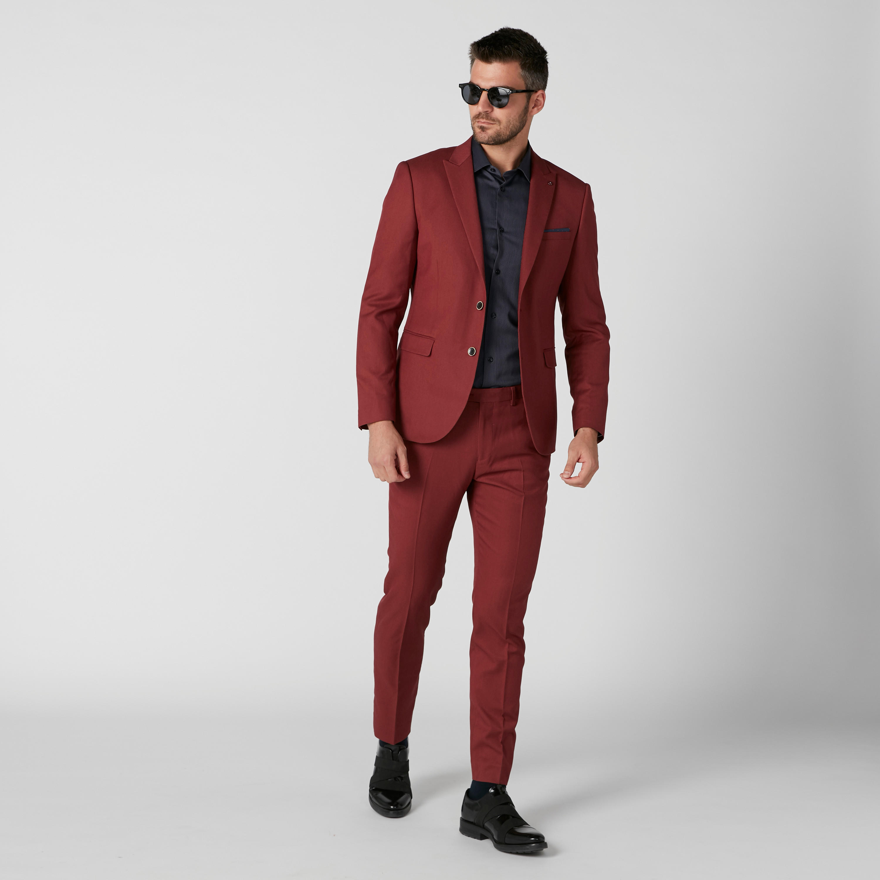 Sustainable Long Sleeves Shirt in Slim Fit with Complete Placket-men-clothing-shirts-image-2
