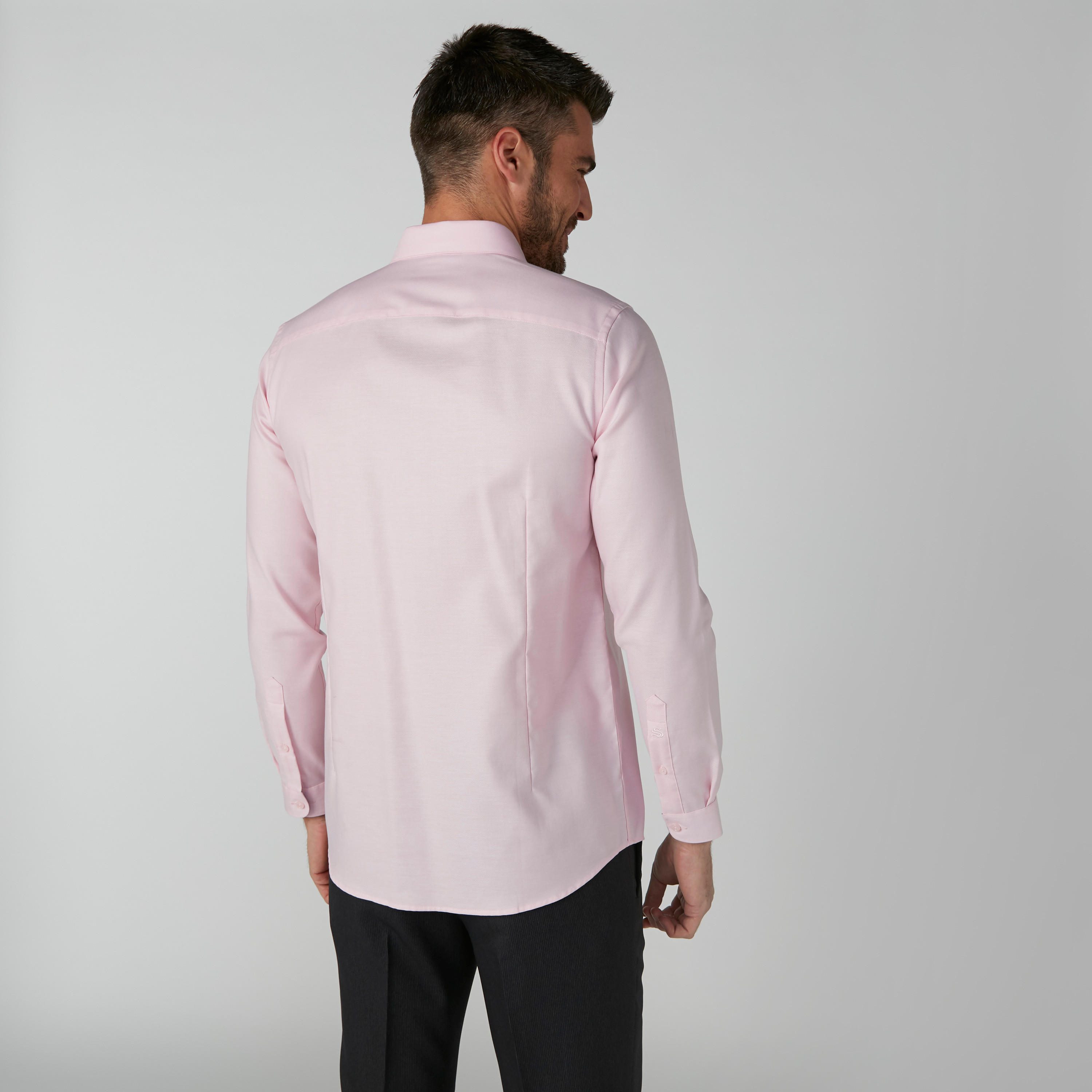 قميص مستدام سليم فيت بأكمام طويلة وأزرار-men-clothing-shirts-image-7