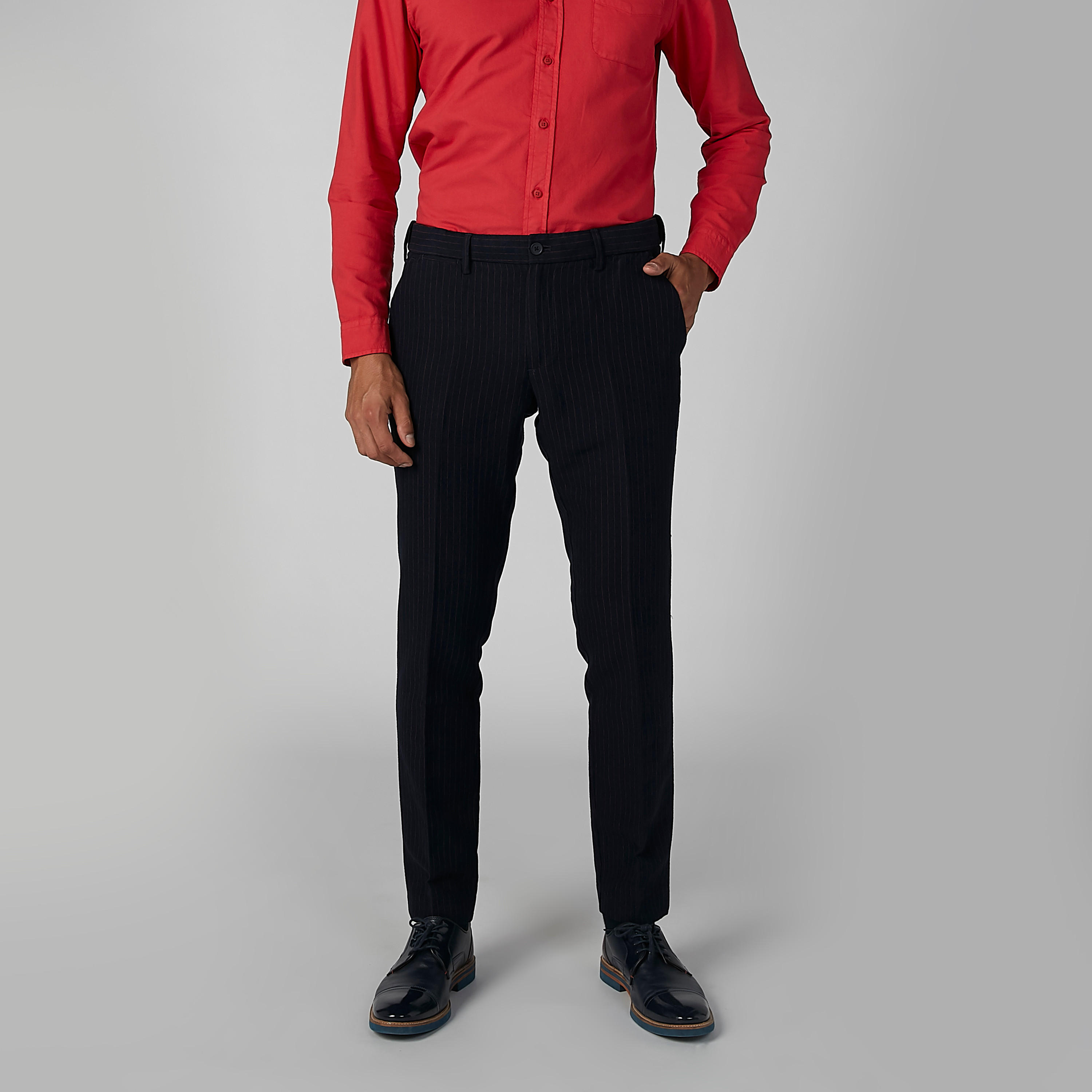 بنطال طويل مقلّم بجيوب وحلقات للحزام-men-clothing-bottoms-trousersandchinos-trousers-image-1