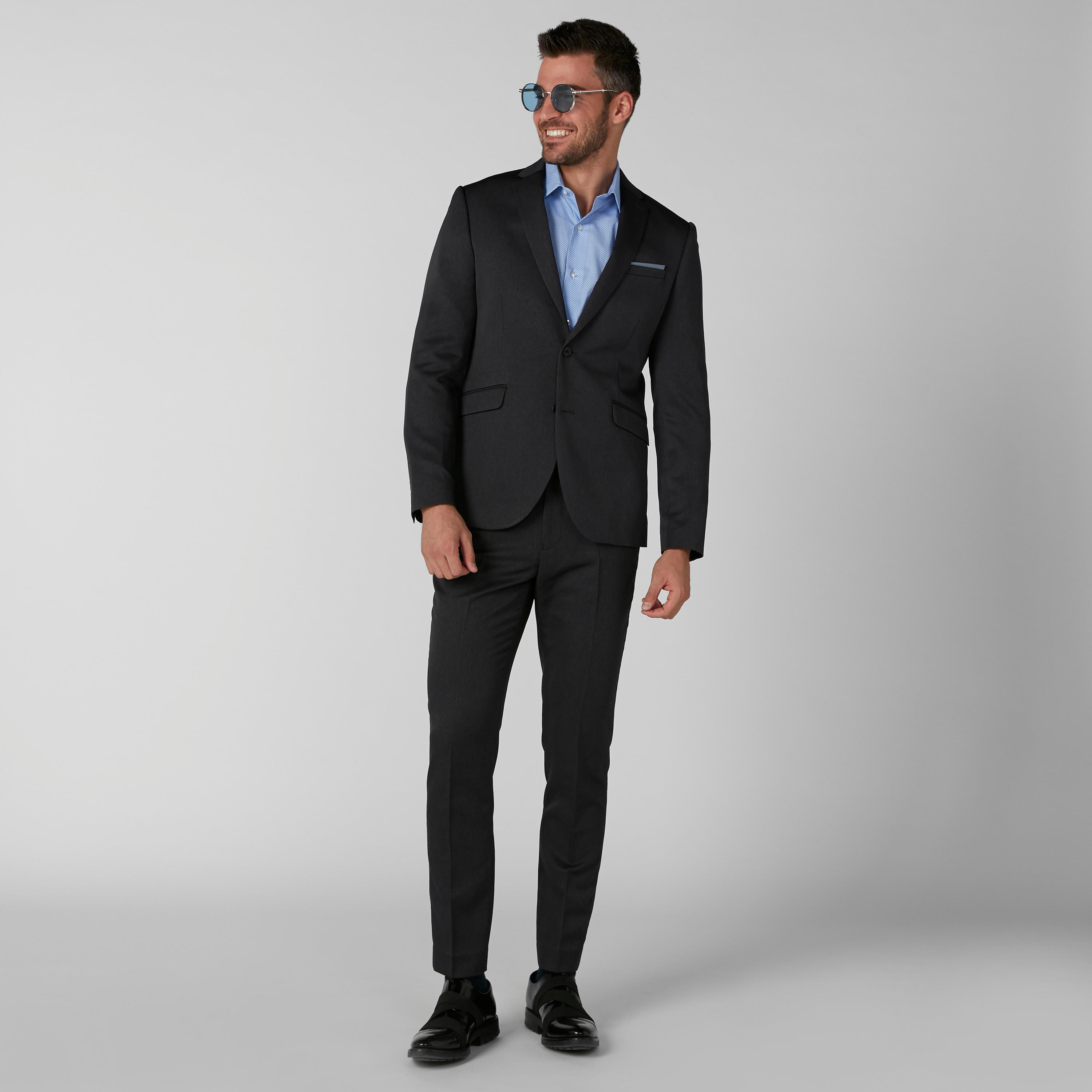 بليزر رسمي سليم فيت بزر إغلاق-men-winterwear-jacketsandblazers-image-3