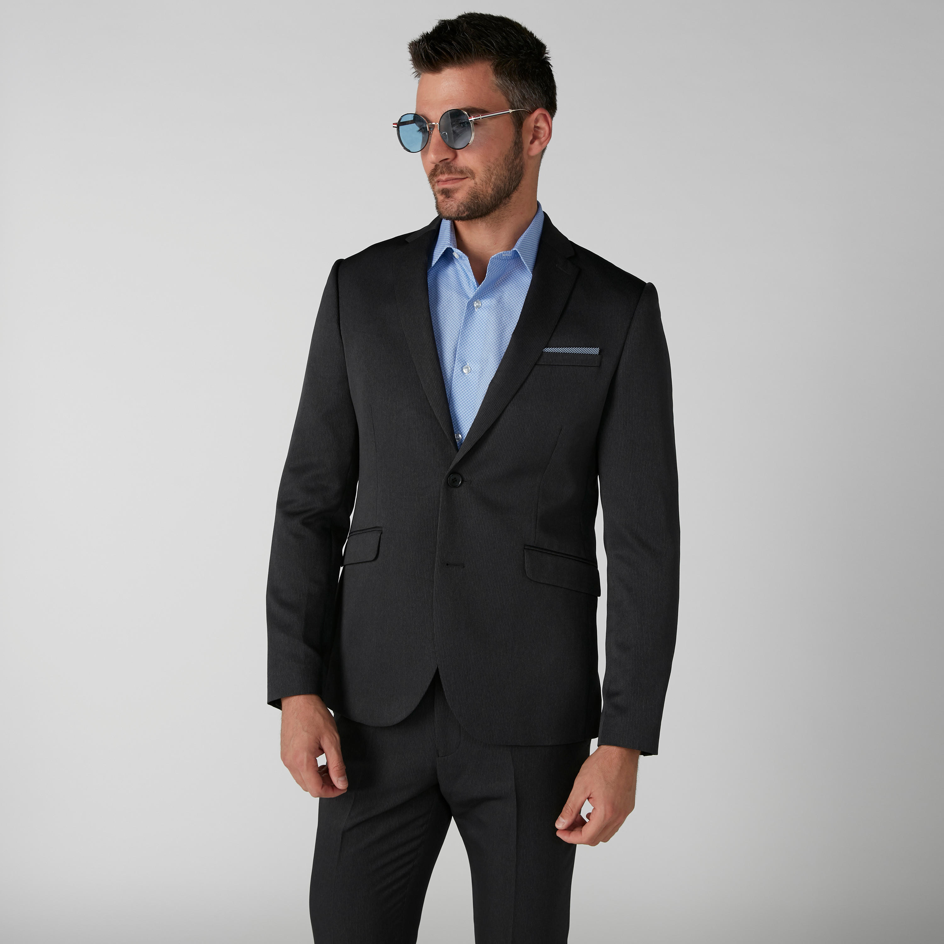 بليزر رسمي سليم فيت بزر إغلاق-men-winterwear-jacketsandblazers-image-4