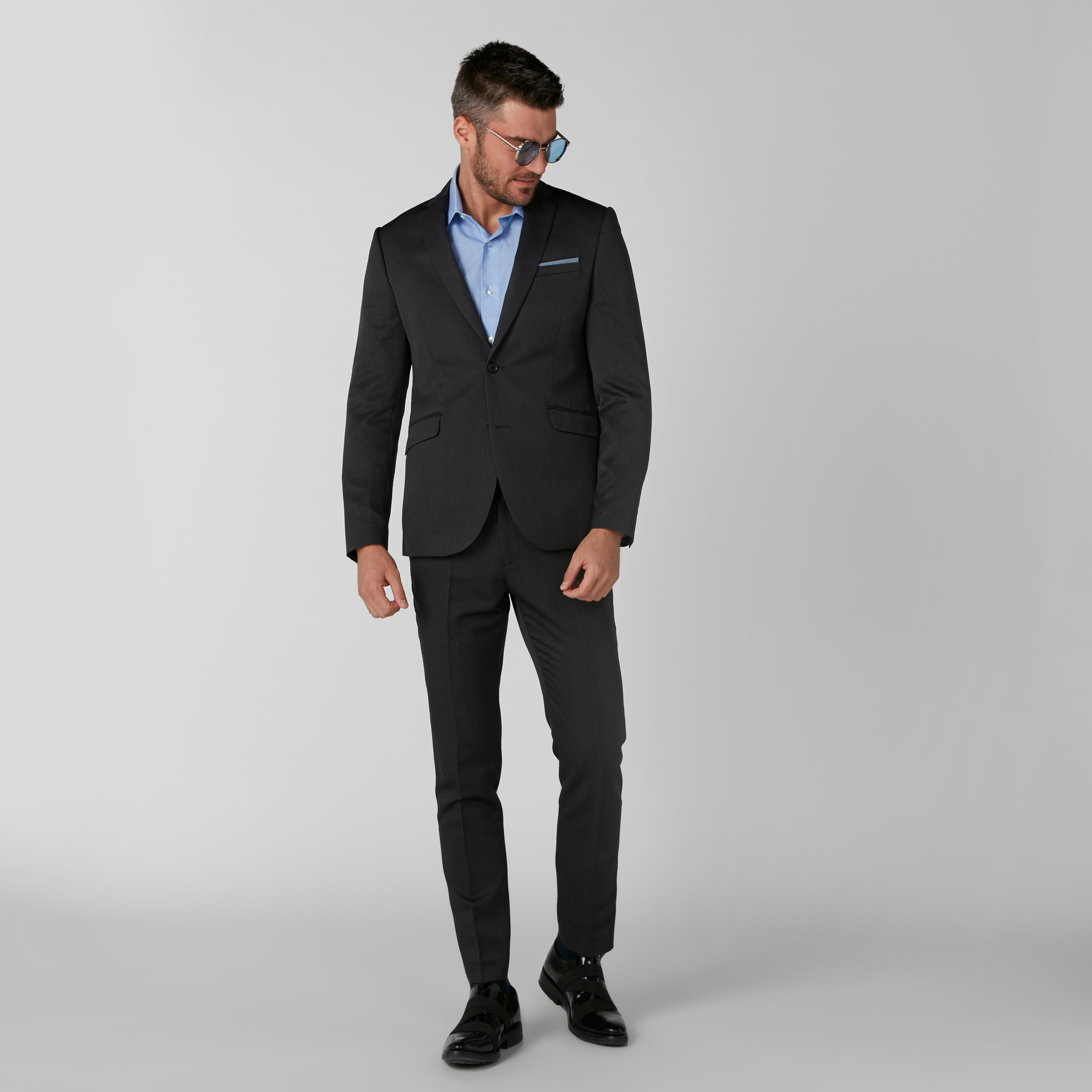 بنطال طويل سليم فيت بخصر متوسط الارتفاع-men-clothing-bottoms-trousersandchinos-trousers-image-1
