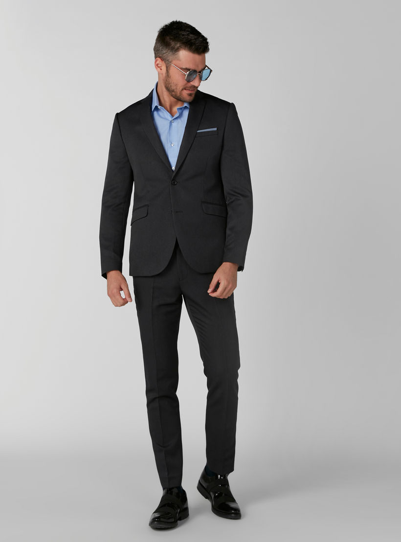 بنطال طويل سليم فيت بخصر متوسط الارتفاع-men-clothing-bottoms-trousersandchinos-trousers-image-1