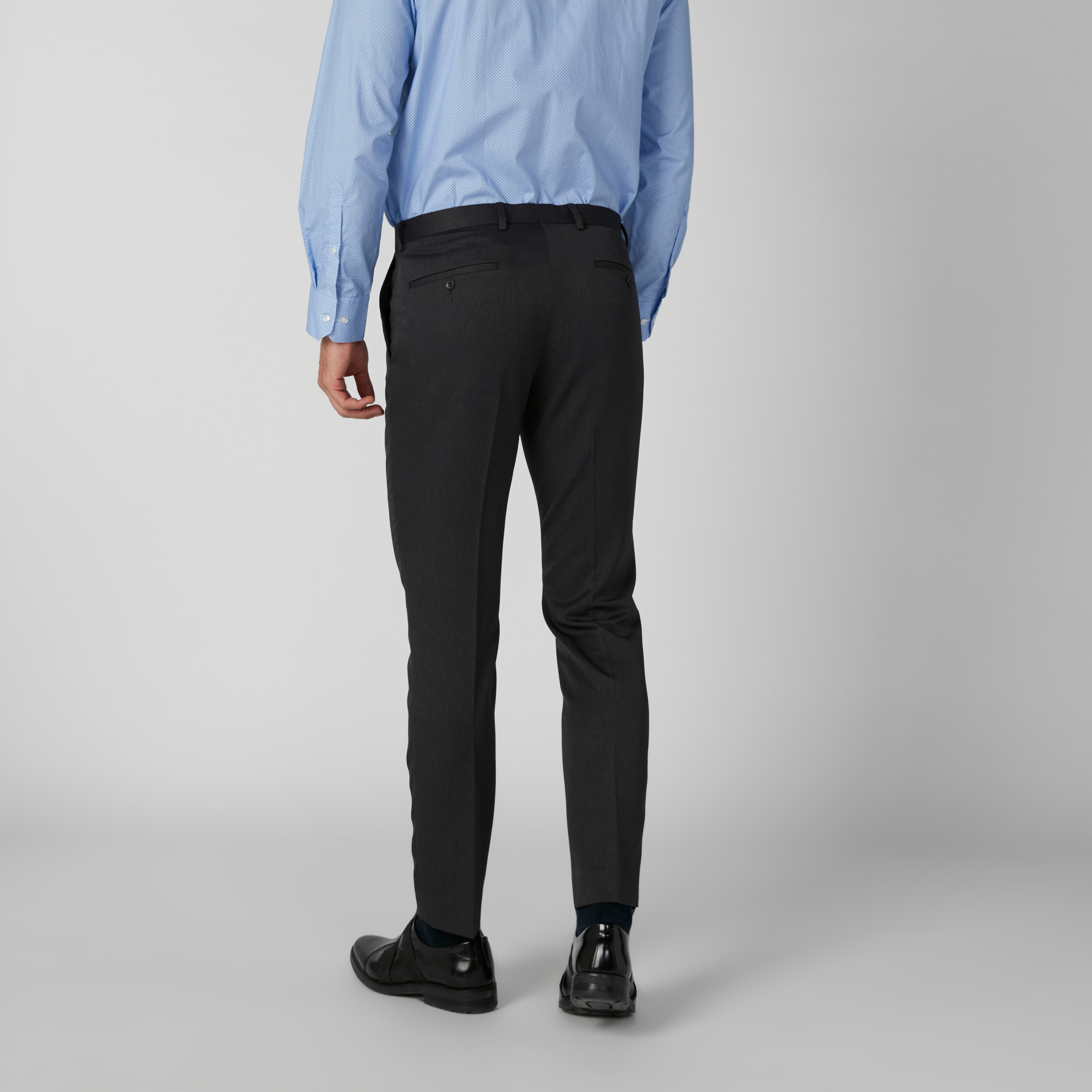 بنطال طويل سليم فيت بخصر متوسط الارتفاع-men-clothing-bottoms-trousersandchinos-trousers-image-2