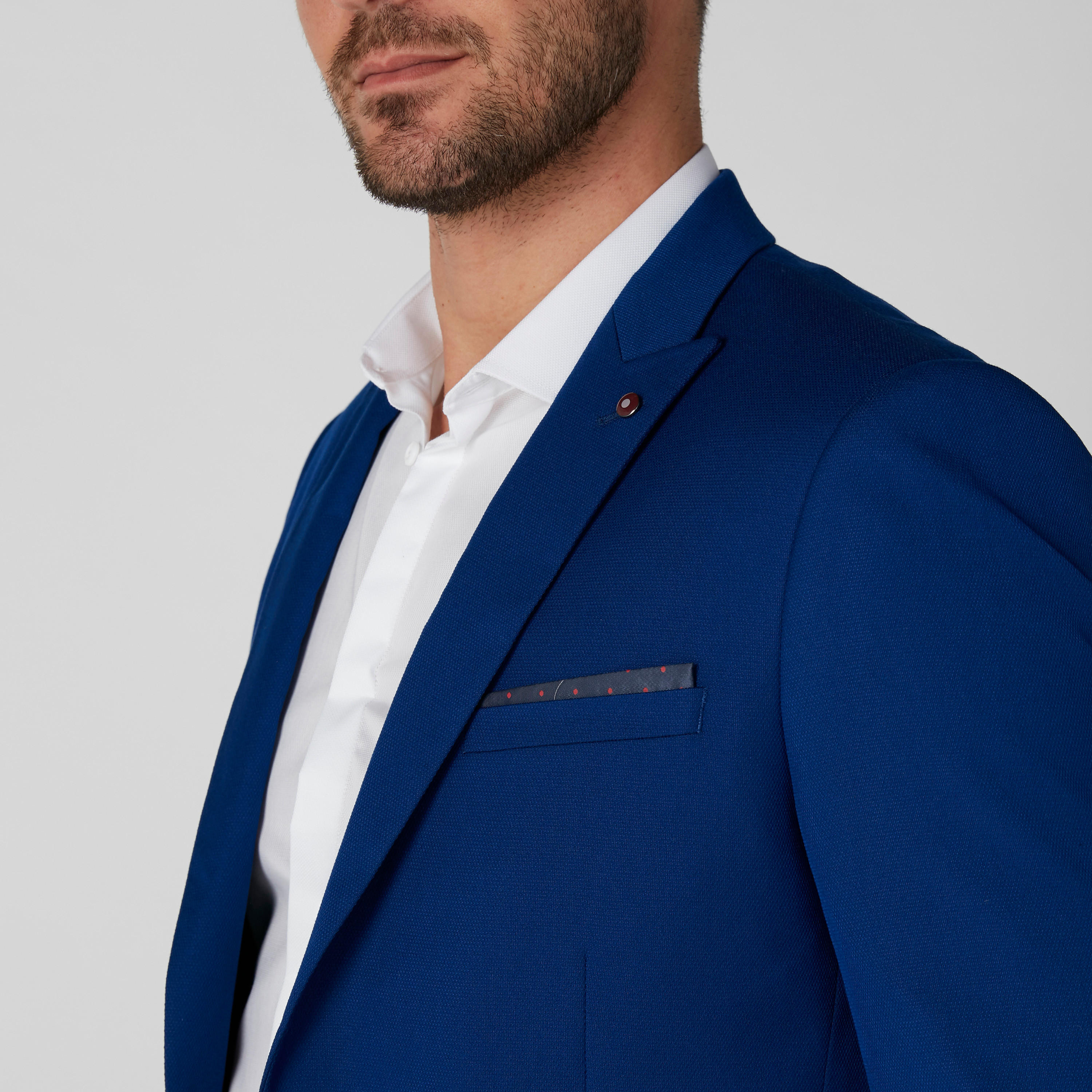 Textured Formal Blazer in Slim Fit with Button Closure-men-winterwear-jacketsandblazers-image-12