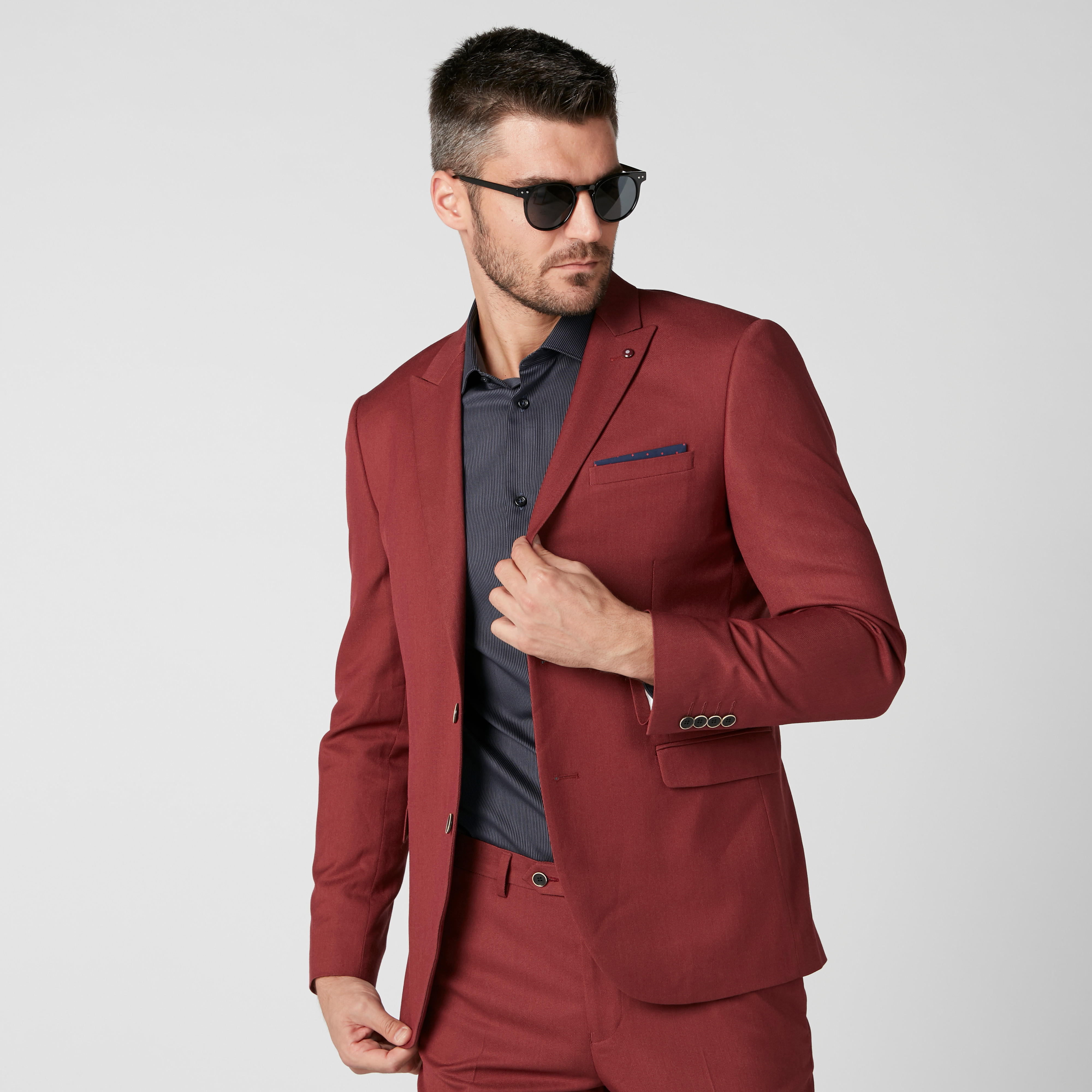 بليزر رسمي سليم فيت بزر إغلاق-men-winterwear-jacketsandblazers-image-6