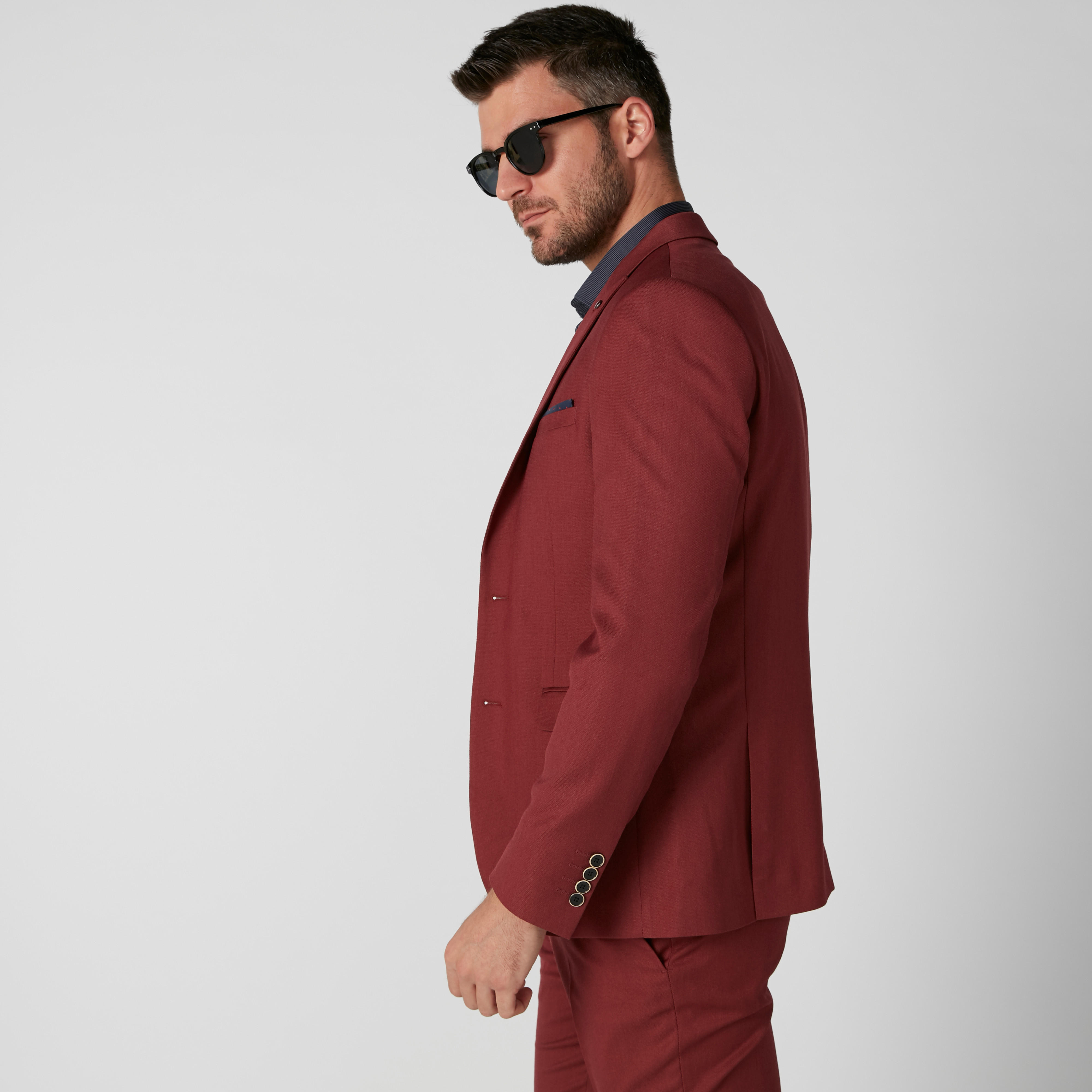 بليزر رسمي سليم فيت بزر إغلاق-men-winterwear-jacketsandblazers-image-3