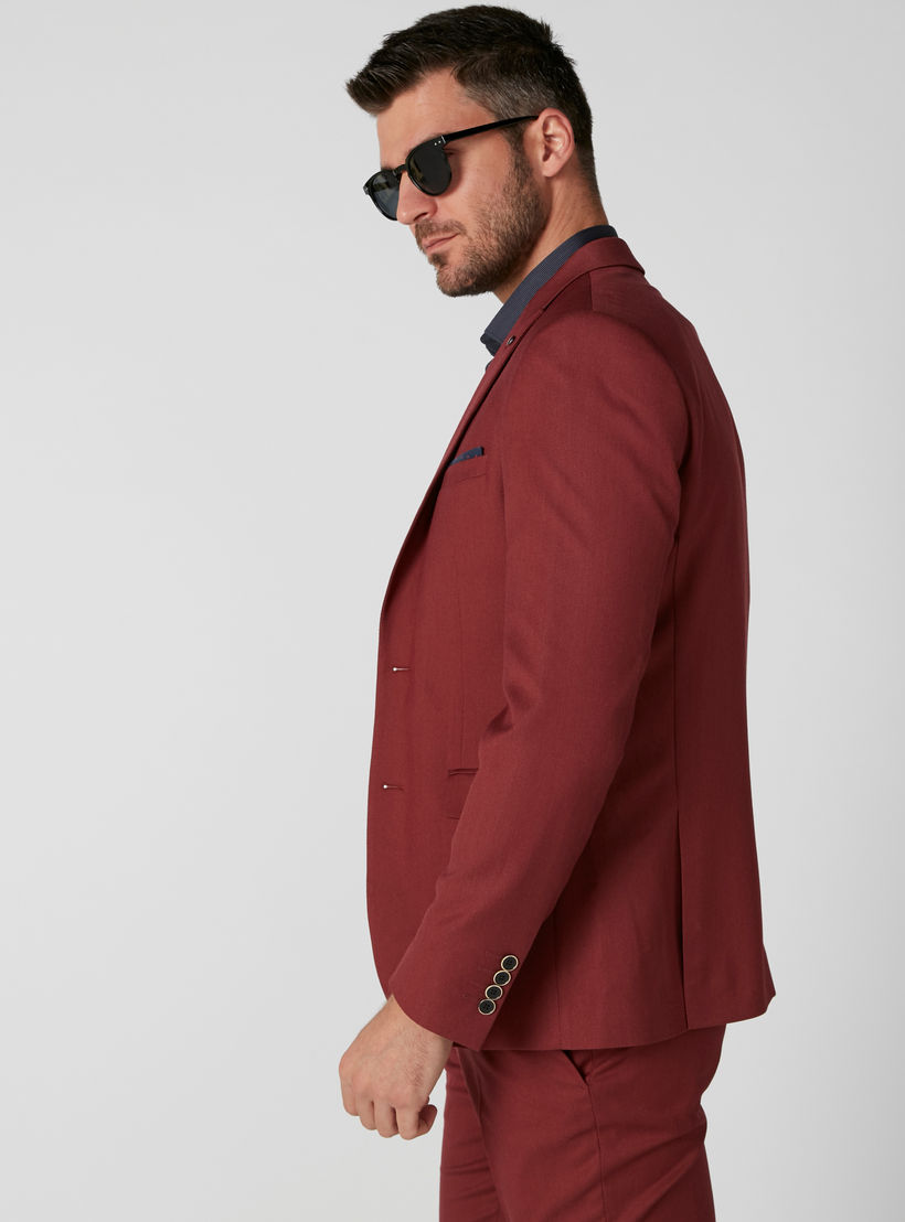 بليزر رسمي سليم فيت بزر إغلاق-men-winterwear-jacketsandblazers-image-3