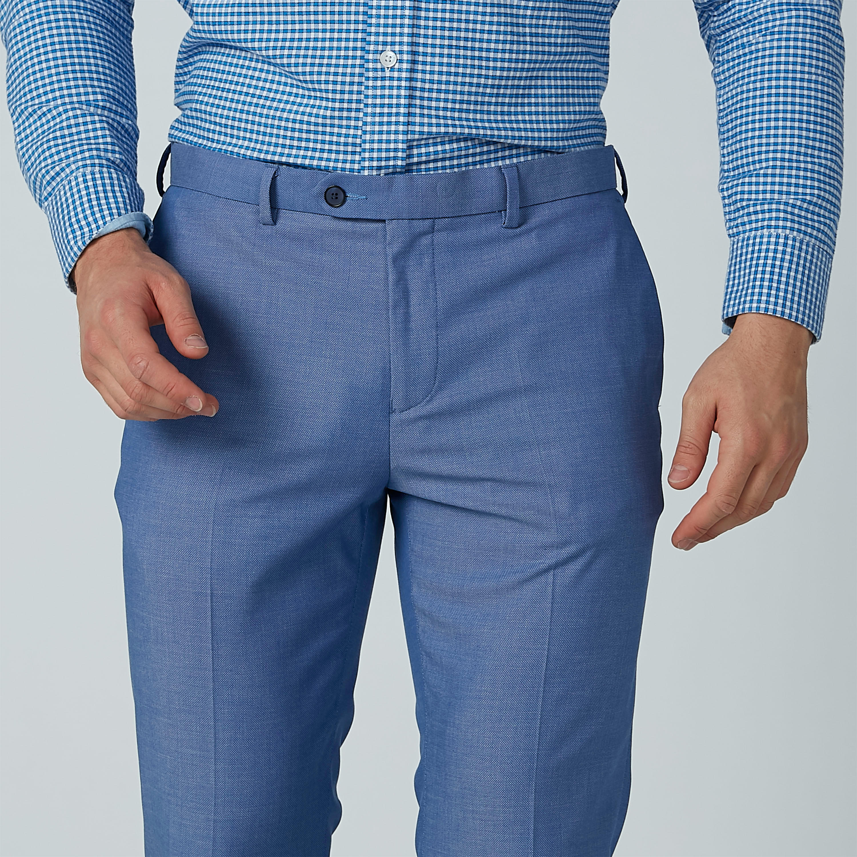Full Length Plain Formal Trousers with Pocket Detail-men-clothing-bottoms-trousersandchinos-trousers-image-3