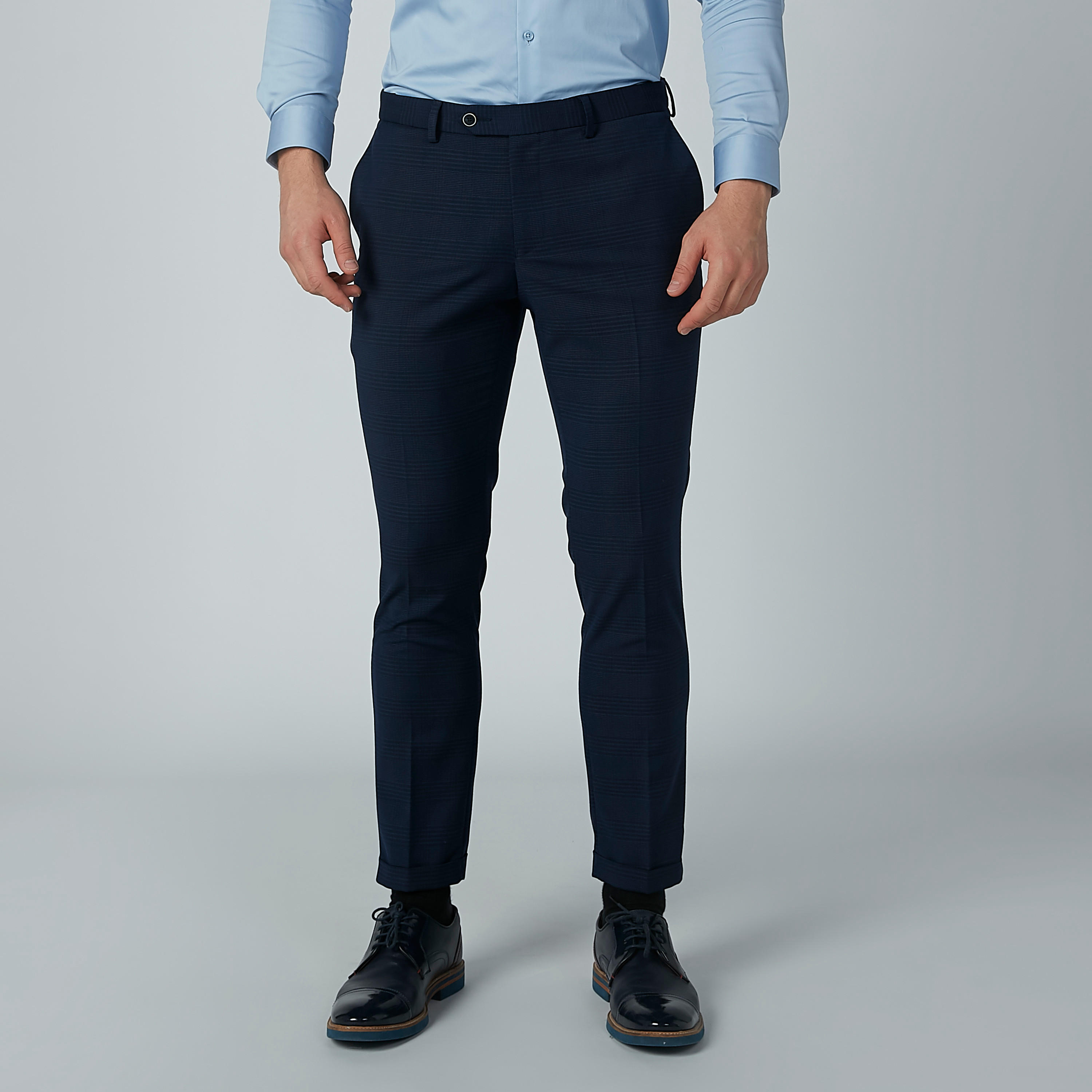 Plain Trousers with Pocket Detail-men-clothing-bottoms-trousersandchinos-trousers-image-1