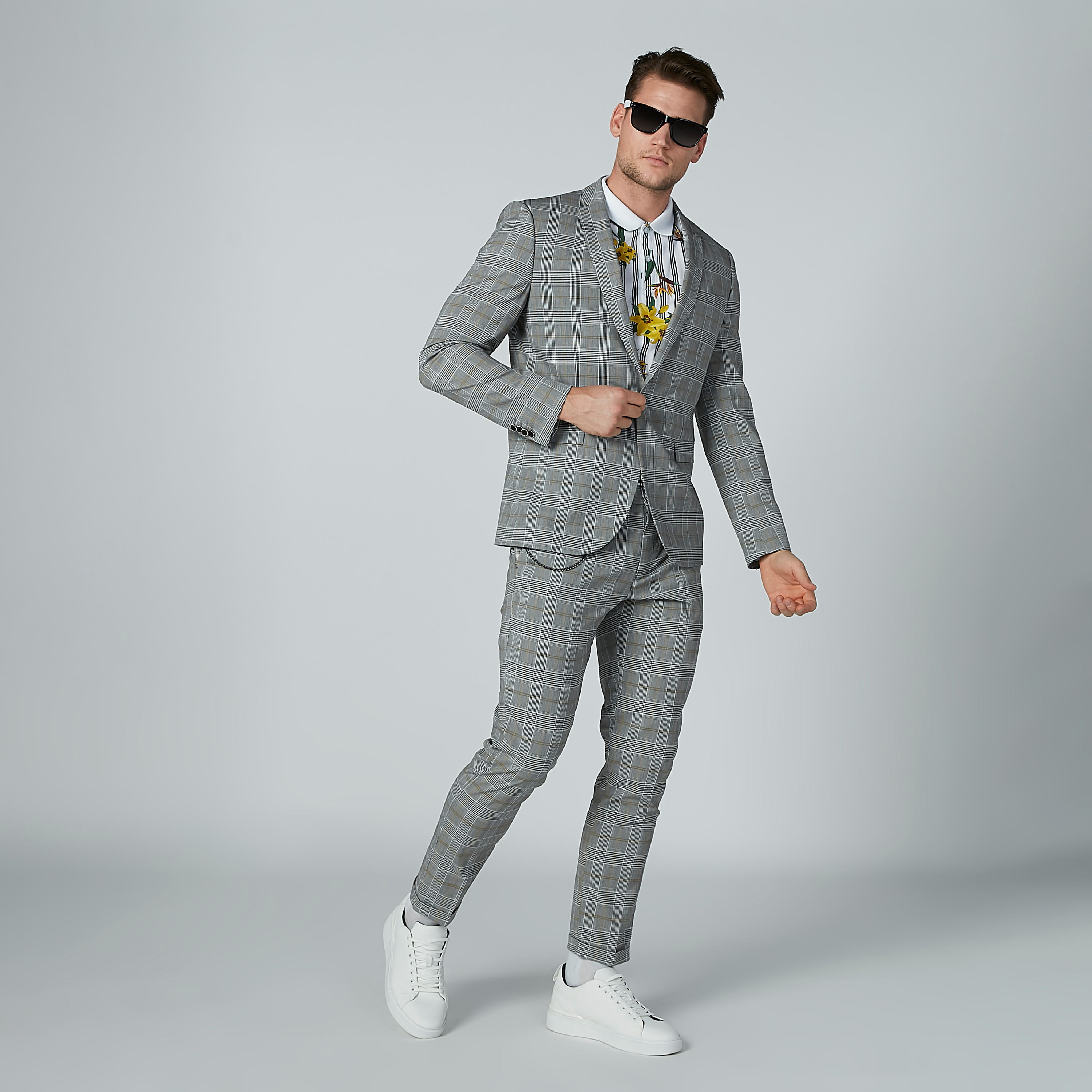 بليزر كاروهات بأكمام طويلة وجيوب-men-winterwear-jacketsandblazers-image-2