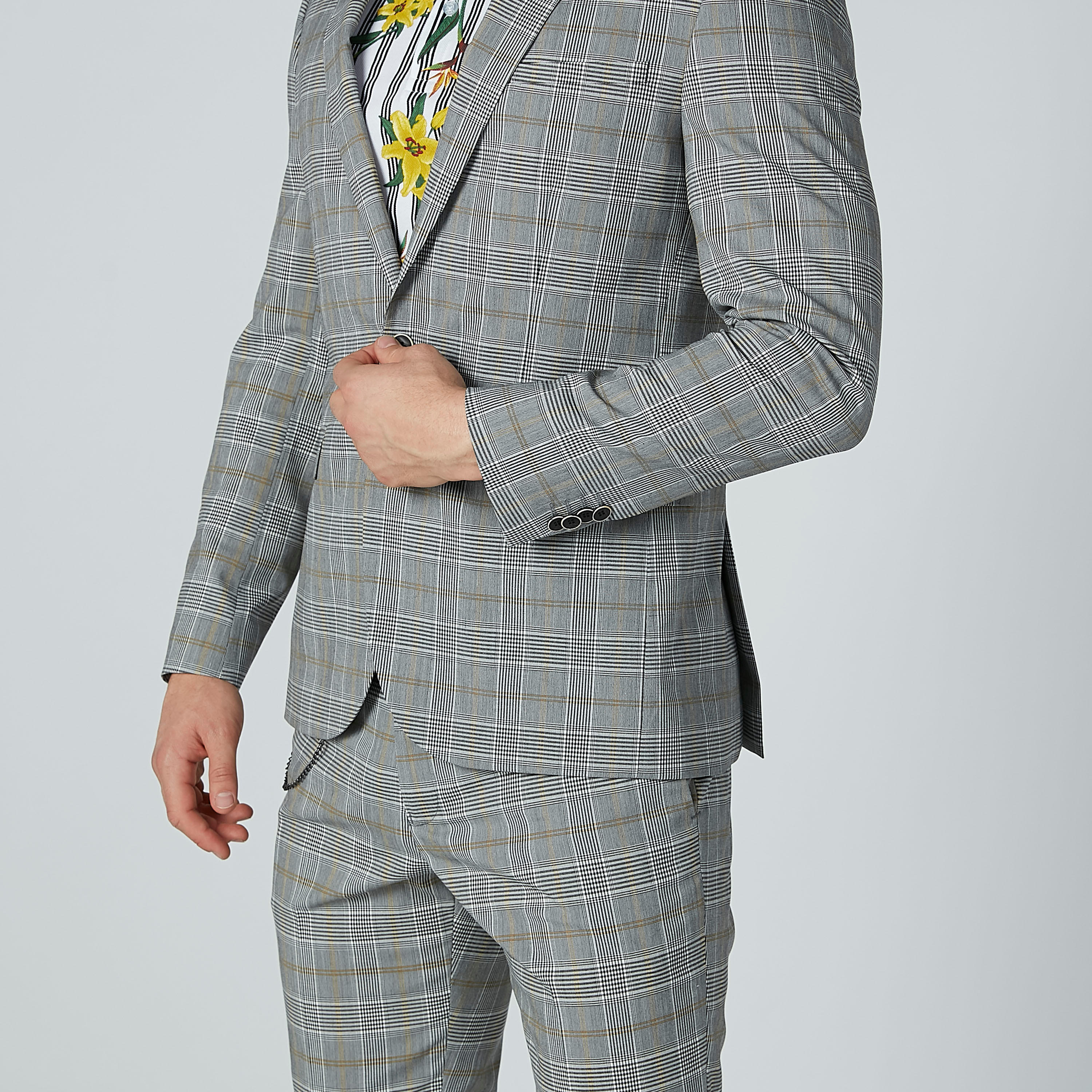 بليزر كاروهات بأكمام طويلة وجيوب-men-winterwear-jacketsandblazers-image-4