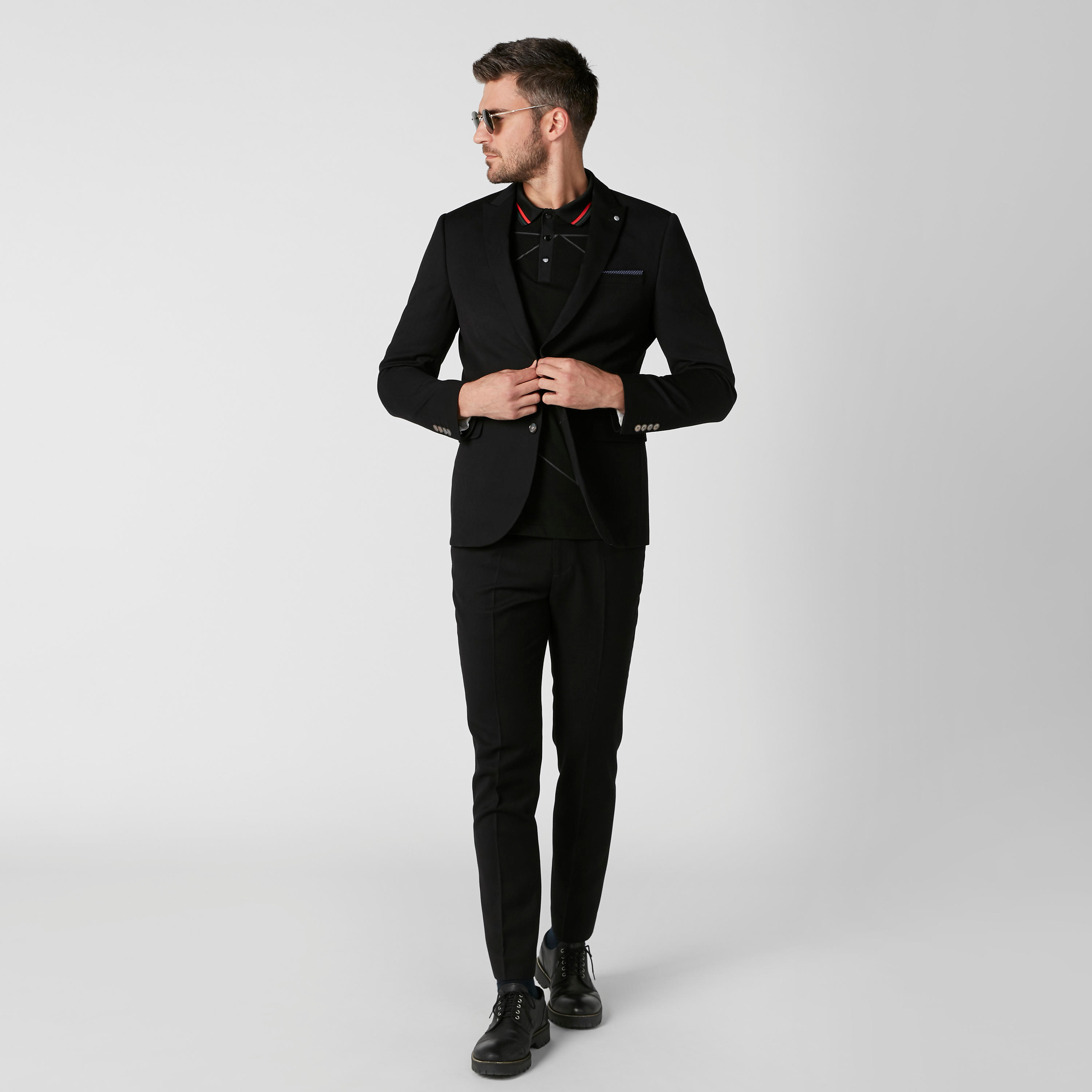 بليزر سليم فيت بأكمام طويلة وجيوب-men-winterwear-jacketsandblazers-image-3