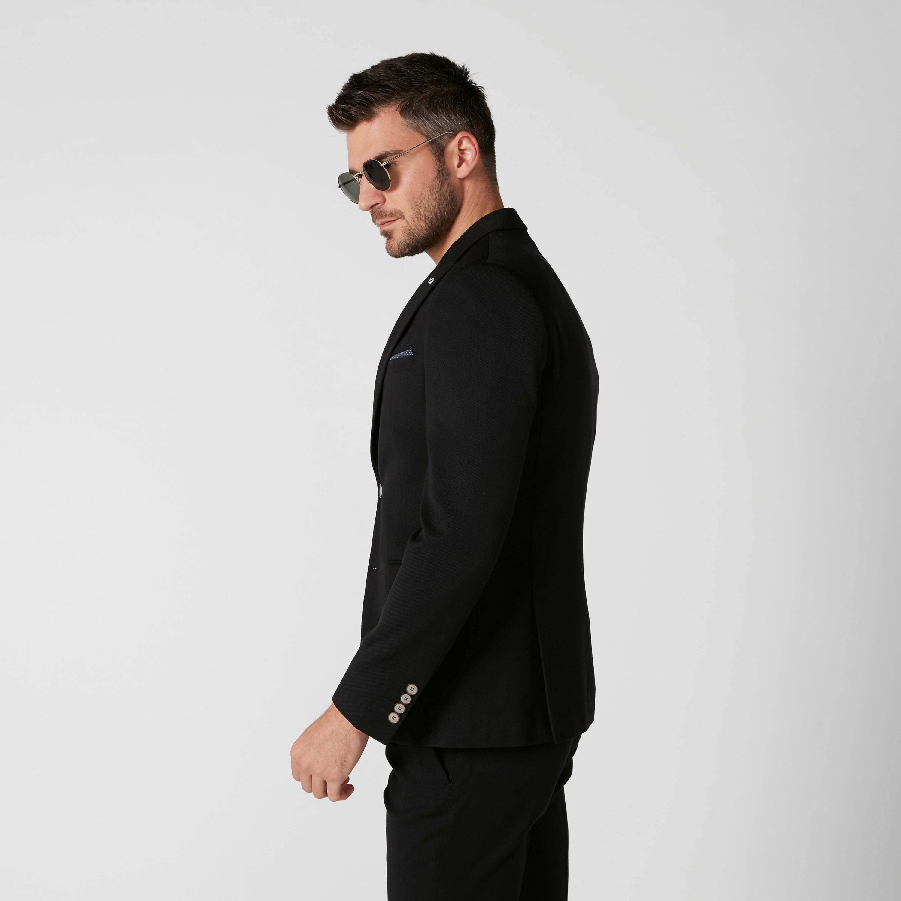 بليزر سليم فيت بأكمام طويلة وجيوب-men-winterwear-jacketsandblazers-image-4