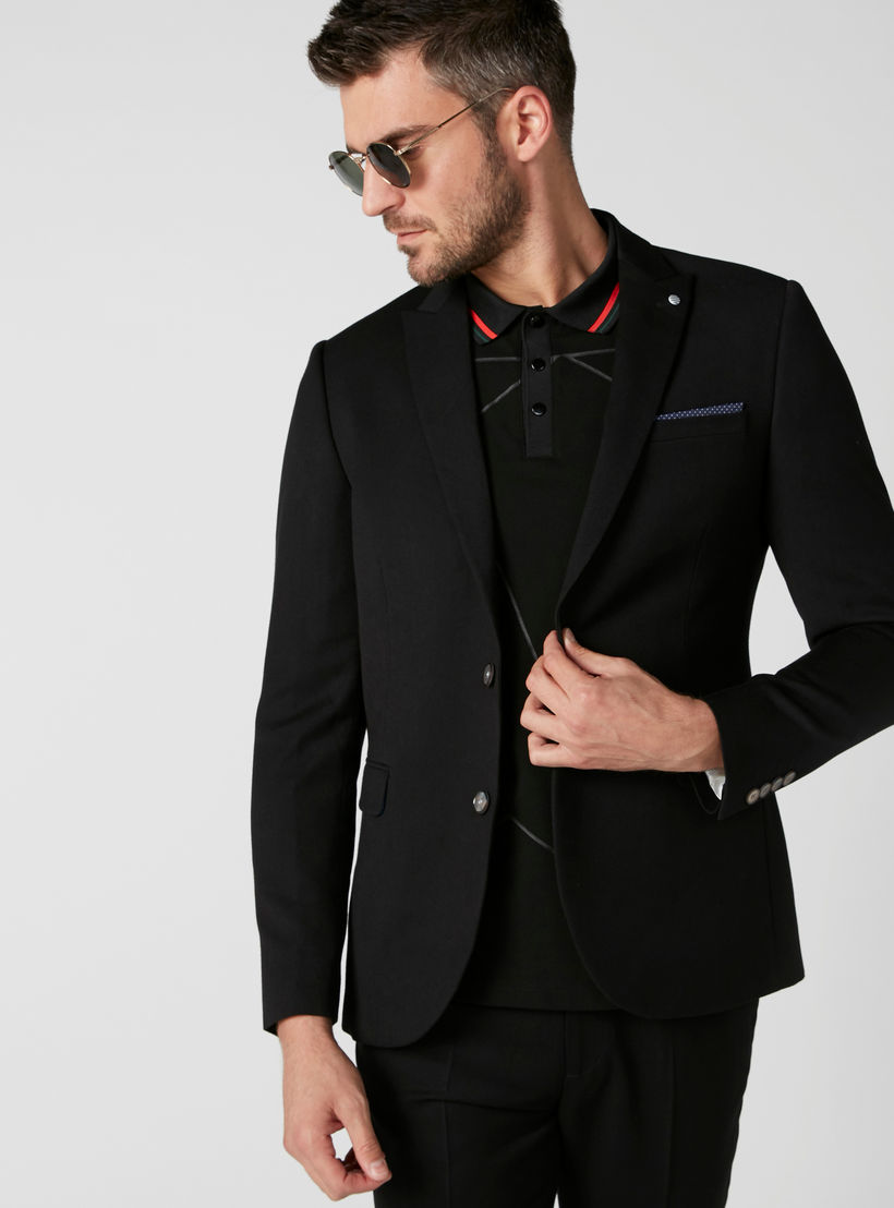 بليزر سليم فيت بأكمام طويلة وجيوب-men-winterwear-jacketsandblazers-image-5