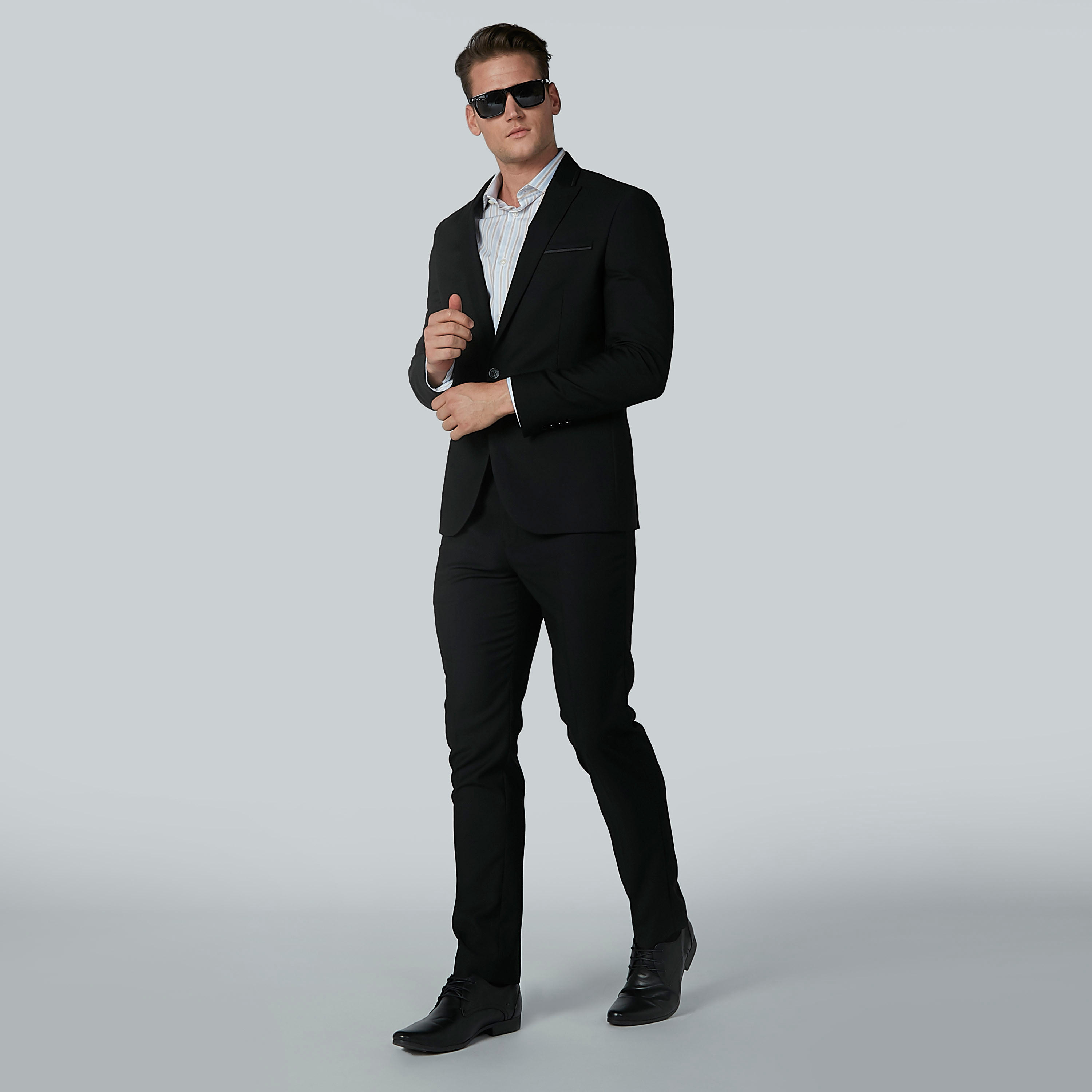 بليزر رسمي سادة بأكمام طويلة-men-winterwear-jacketsandblazers-image-2