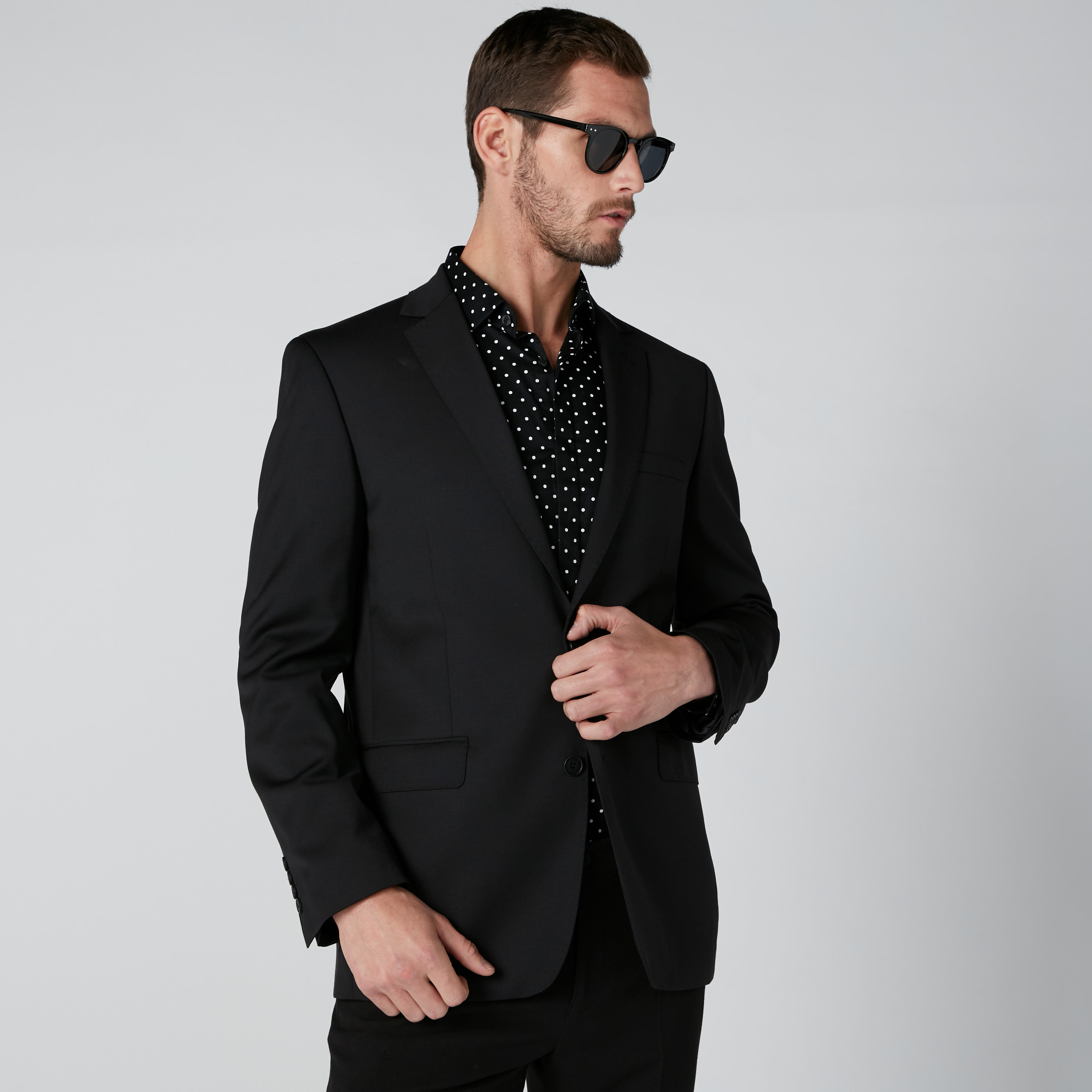 جاكيت رسمي بأكمام طويلة وزر إغلاق-men-clothing-jacketsandblazers-jackets-image-4
