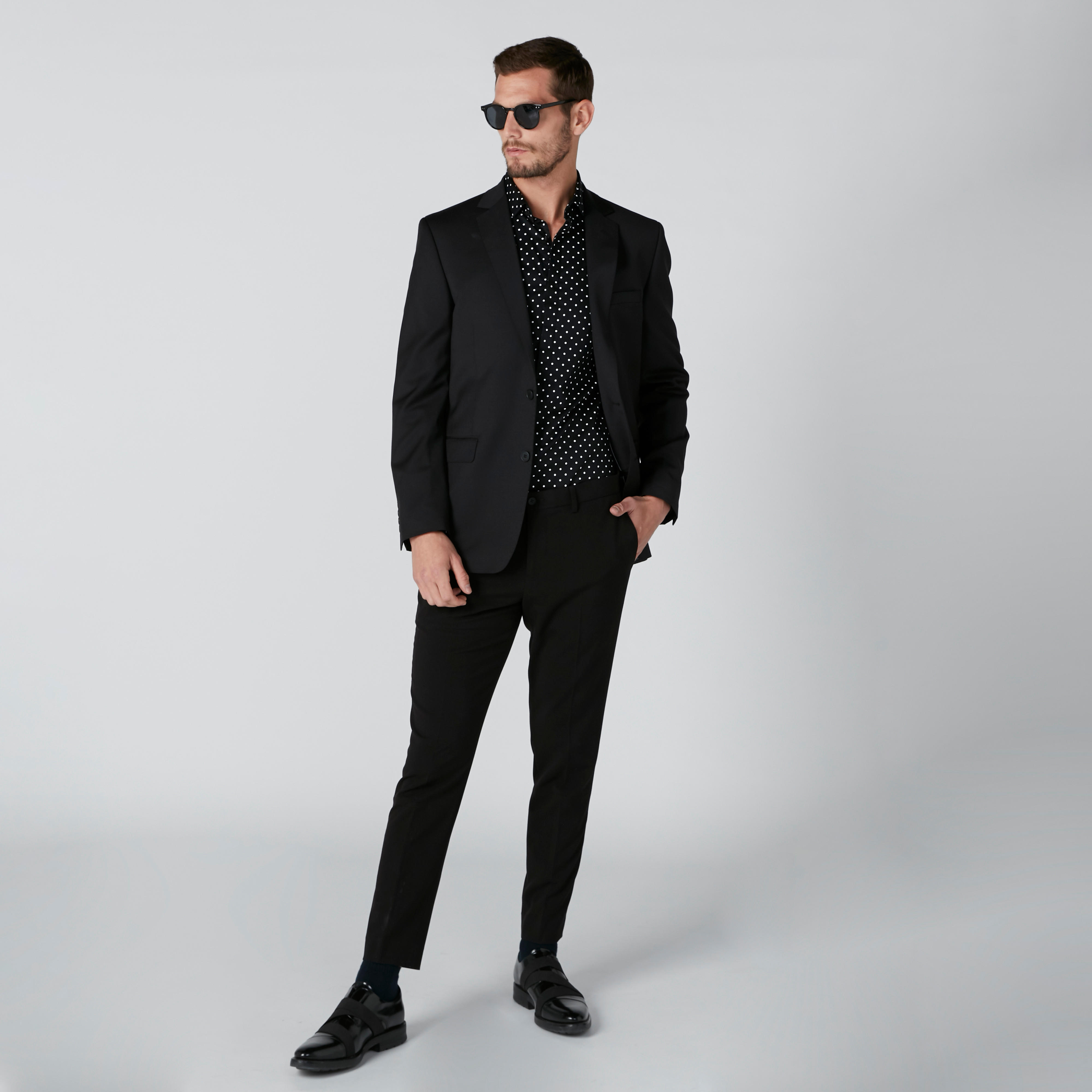 جاكيت رسمي بأكمام طويلة وزر إغلاق-men-clothing-jacketsandblazers-jackets-image-1