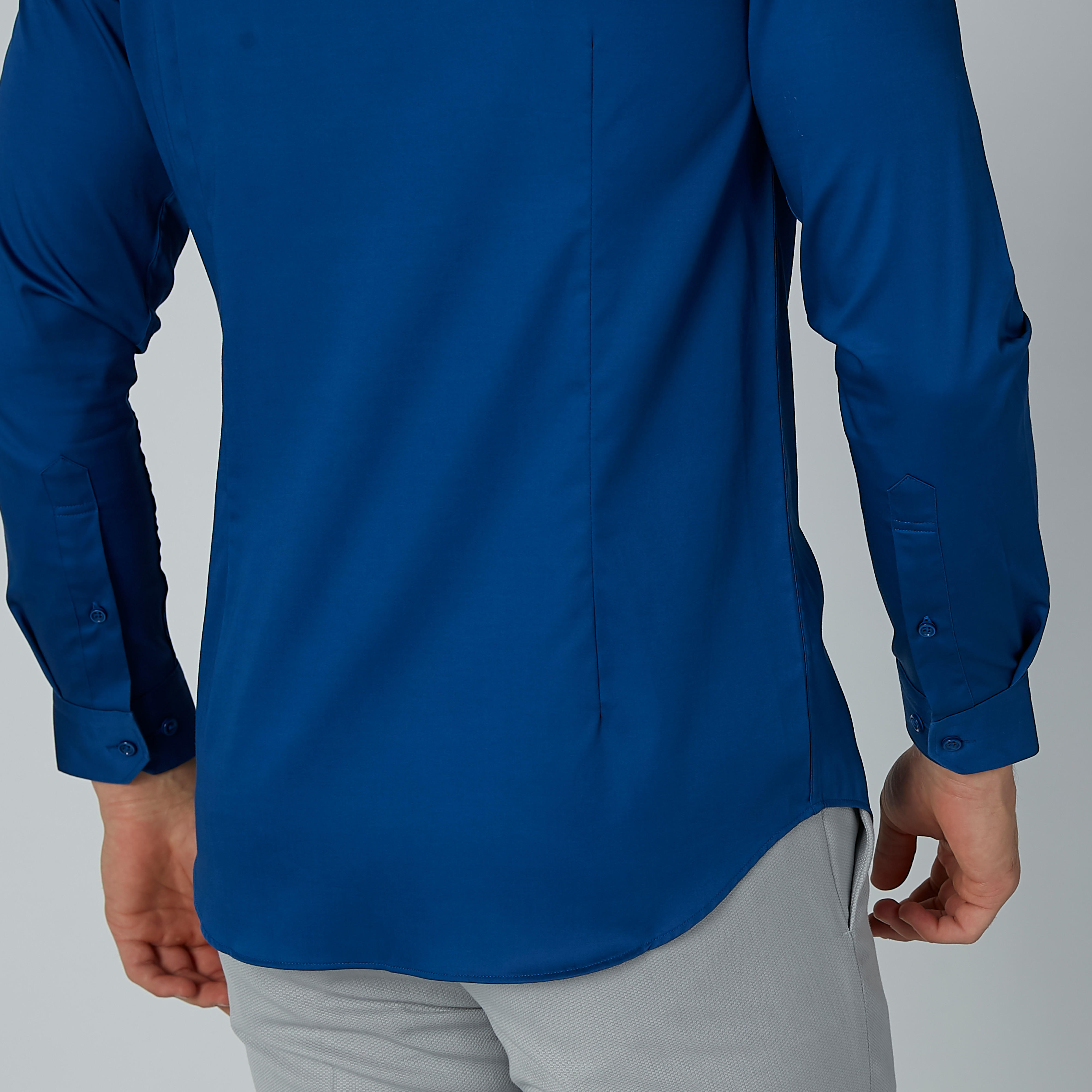 قميص سادة بياقة عاديّة وأكمام طويلة-men-clothing-shirts-image-2