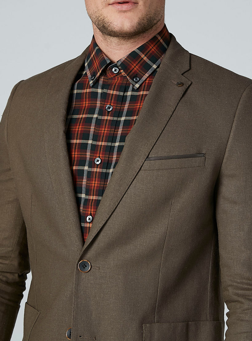 بليزر سادة بأكمام طويلة وجيوب-men-winterwear-jacketsandblazers-image-3