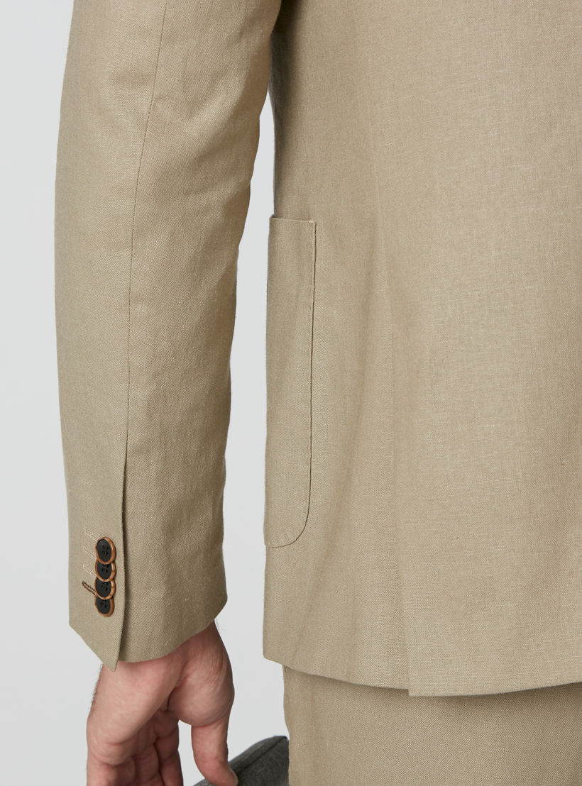Textured Blazer with Notched Lapel and Button Closure-men-winterwear-jacketsandblazers-image-6