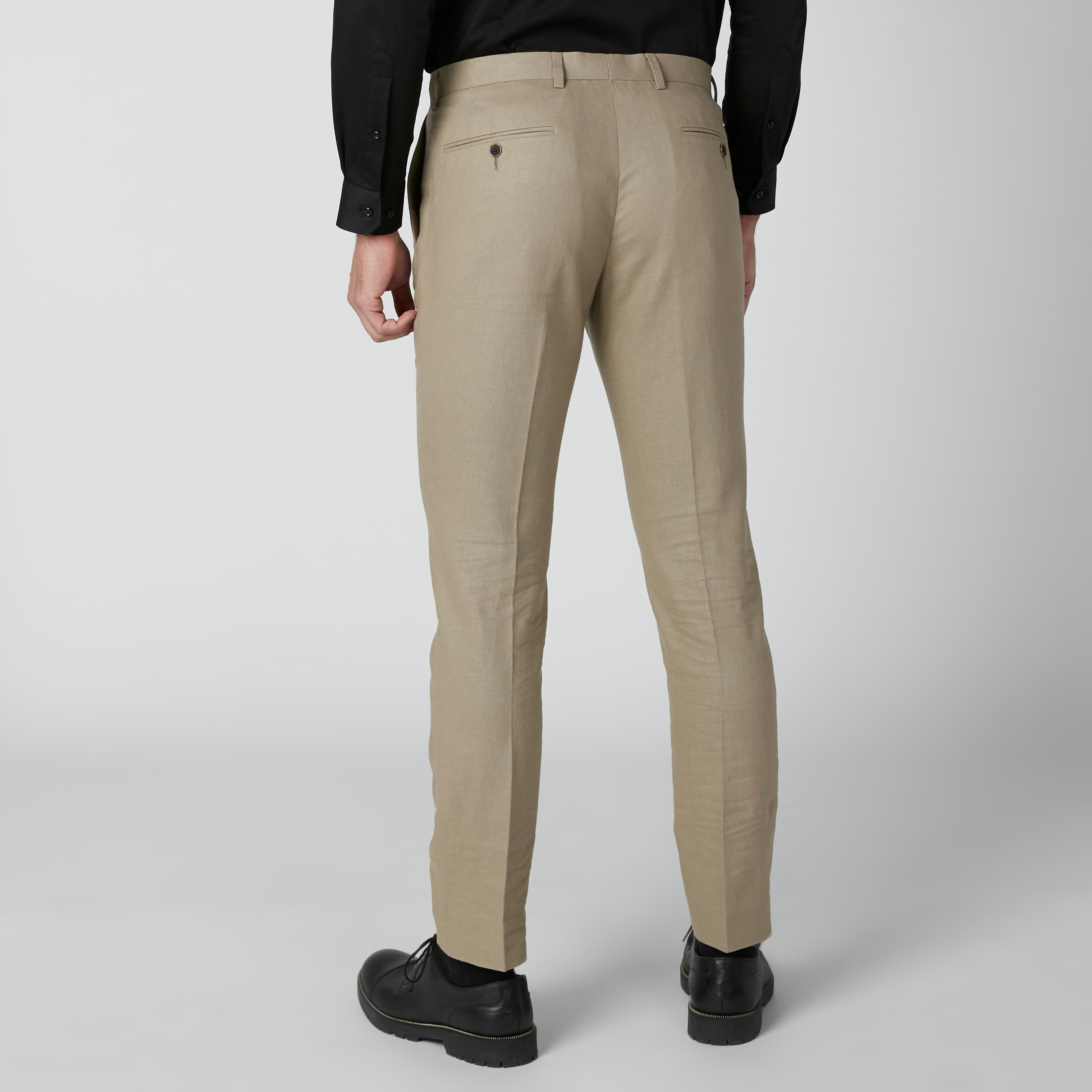 بنطال طويل بقصّة سليم وخصر متوسط الارتفاع وجيوب-men-clothing-bottoms-trousersandchinos-trousers-image-4
